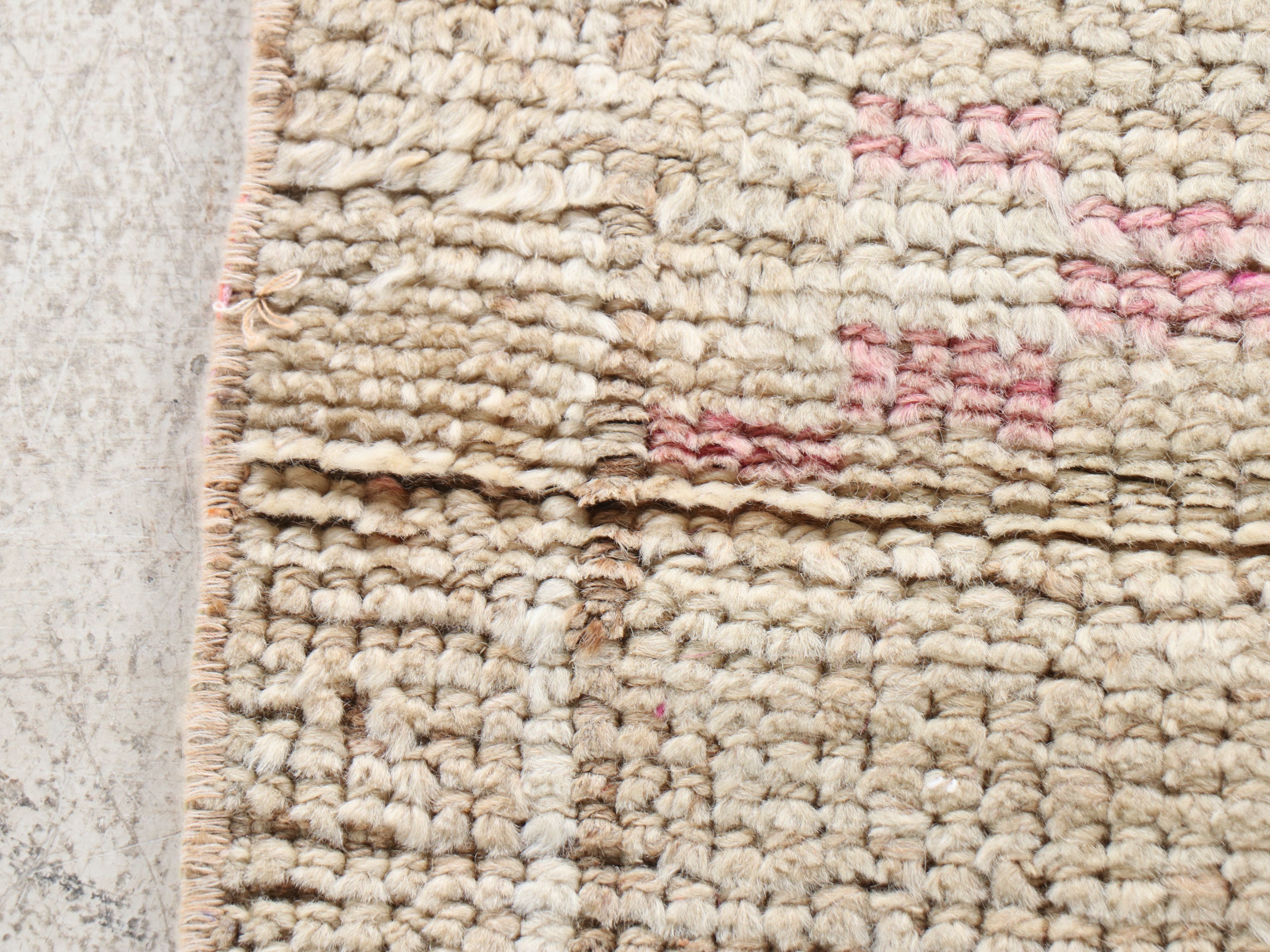 2'9 x 11'10 Hand-Knotted Turkish Oushak Carpet Runner