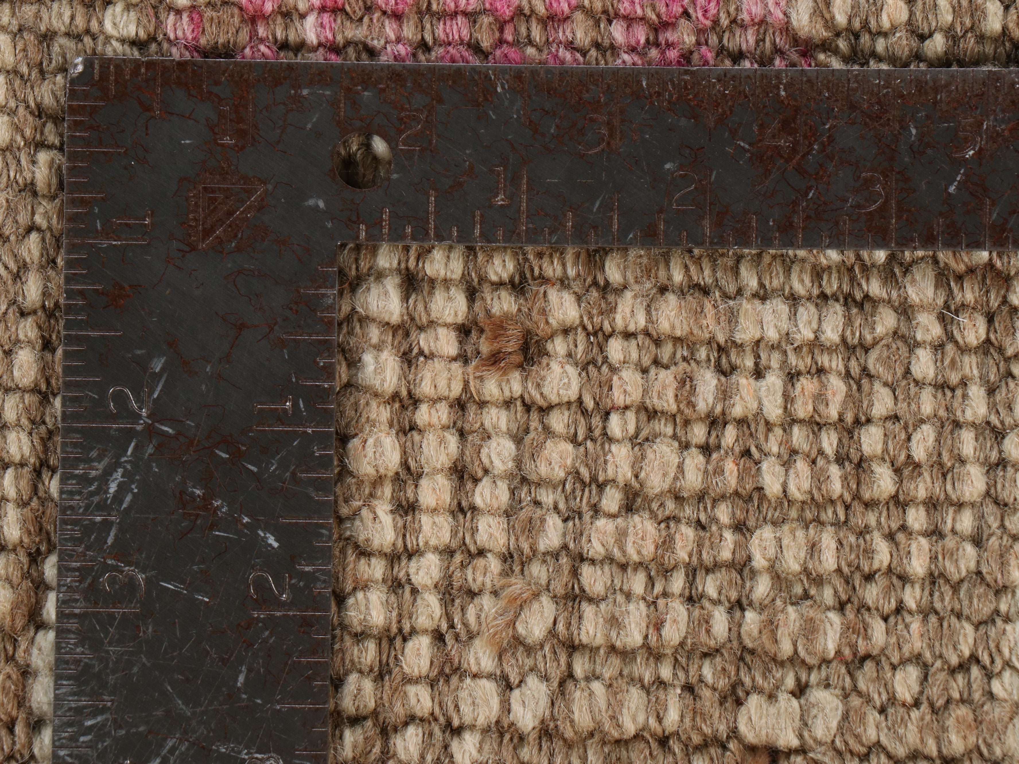 2'9 x 11'10 Hand-Knotted Turkish Oushak Carpet Runner