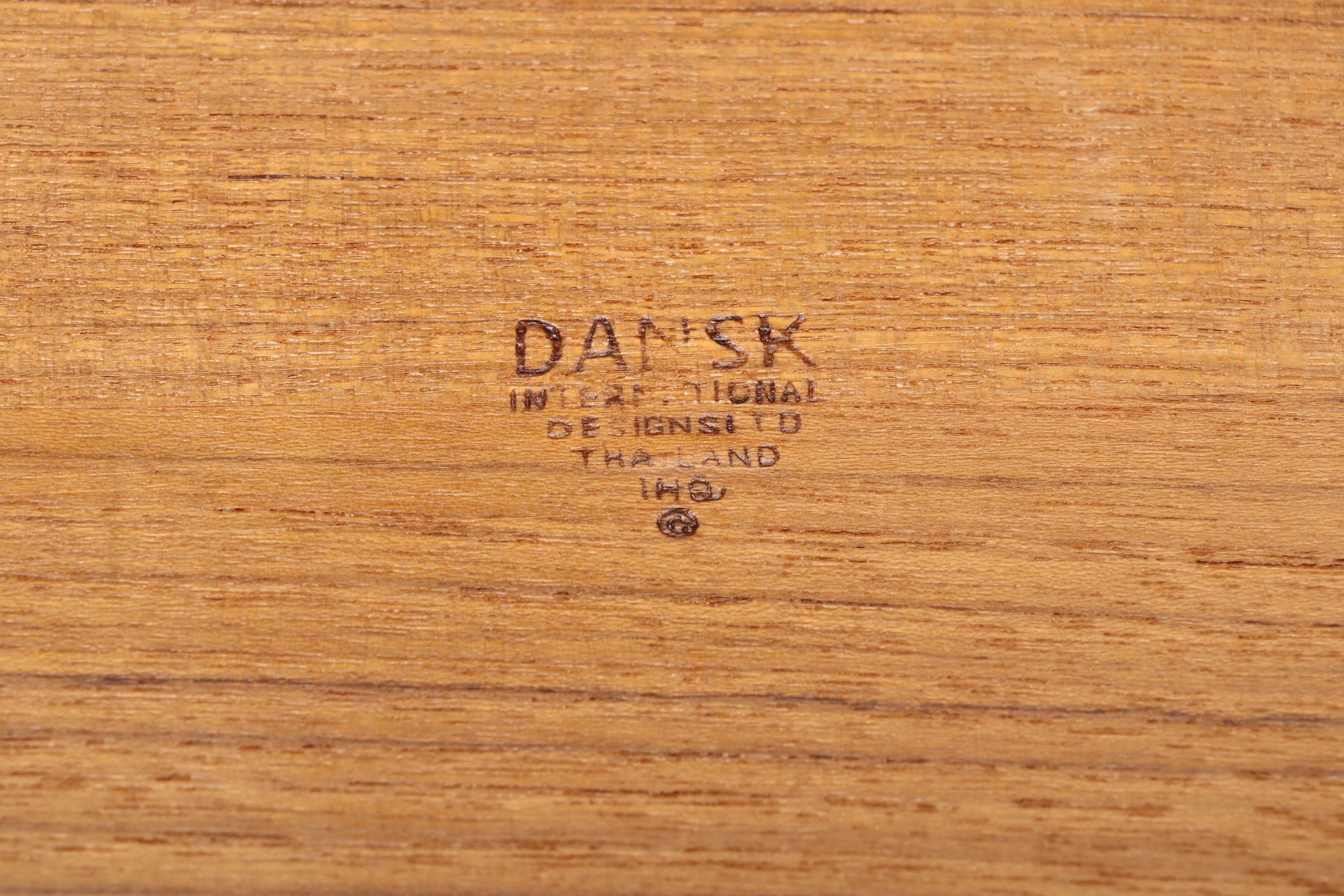 Dansk Teak Trays with Ceramic Hurricane Candle Lamps and More