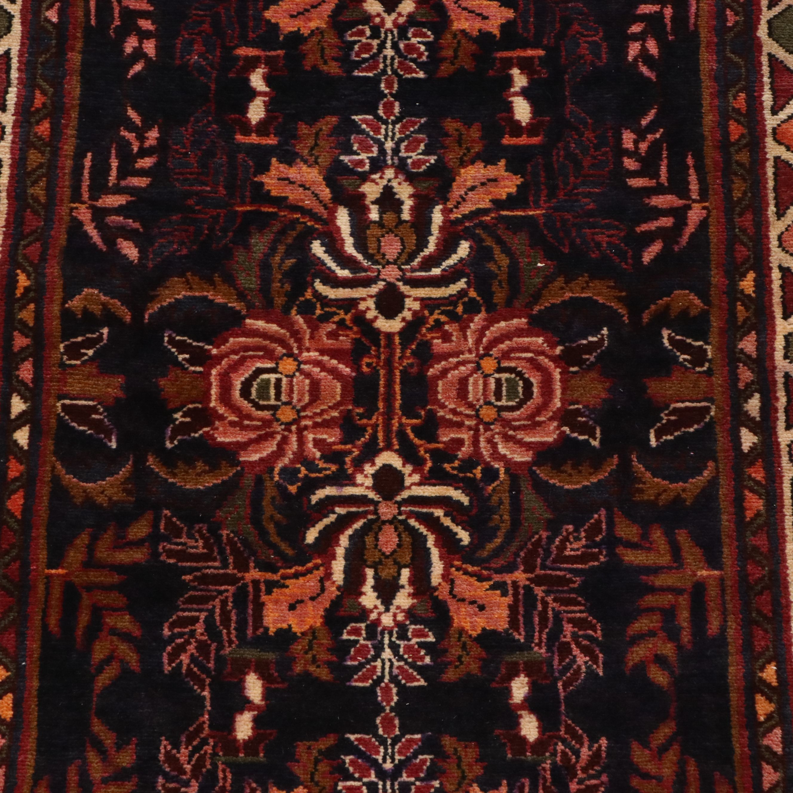 3'4 x 12'8 Hand-Knotted Persian Hamadan Long Rug