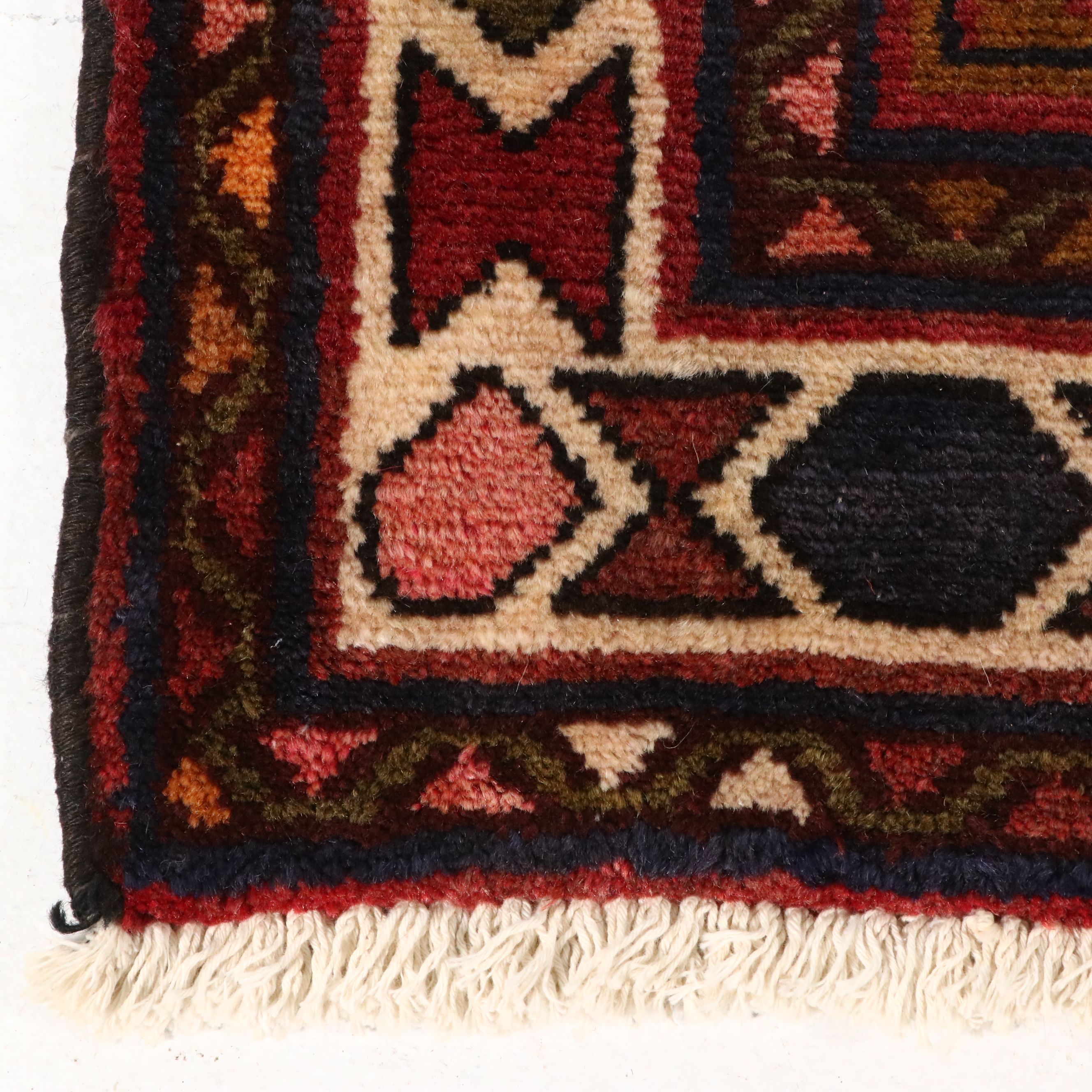 3'4 x 12'8 Hand-Knotted Persian Hamadan Long Rug