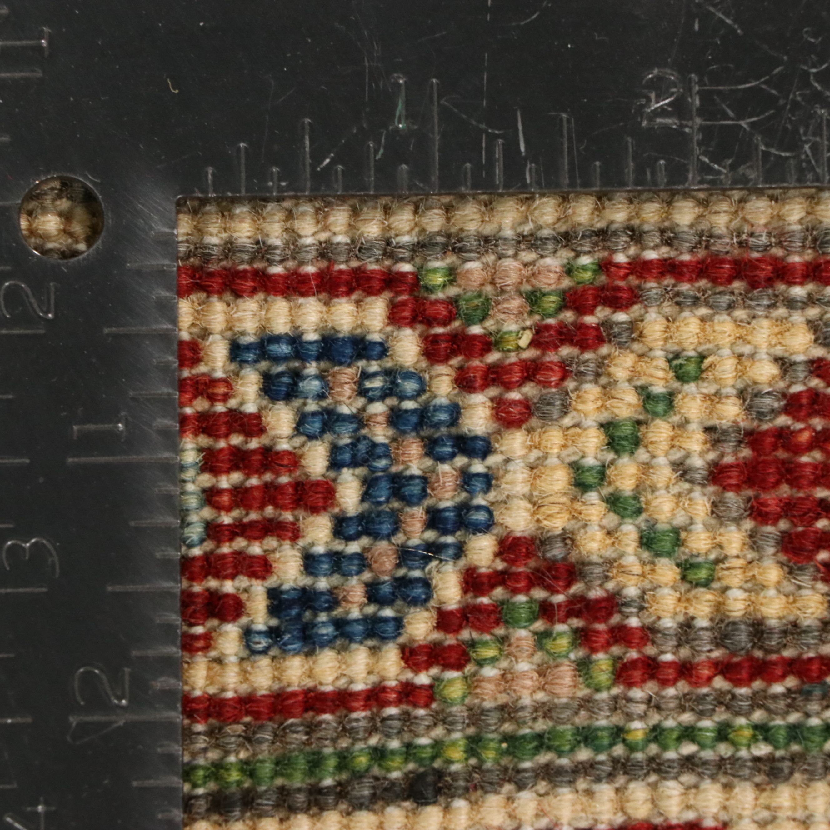 3'3 x 4'11 Hand-Knotted Afghan Kazak Accent Rug