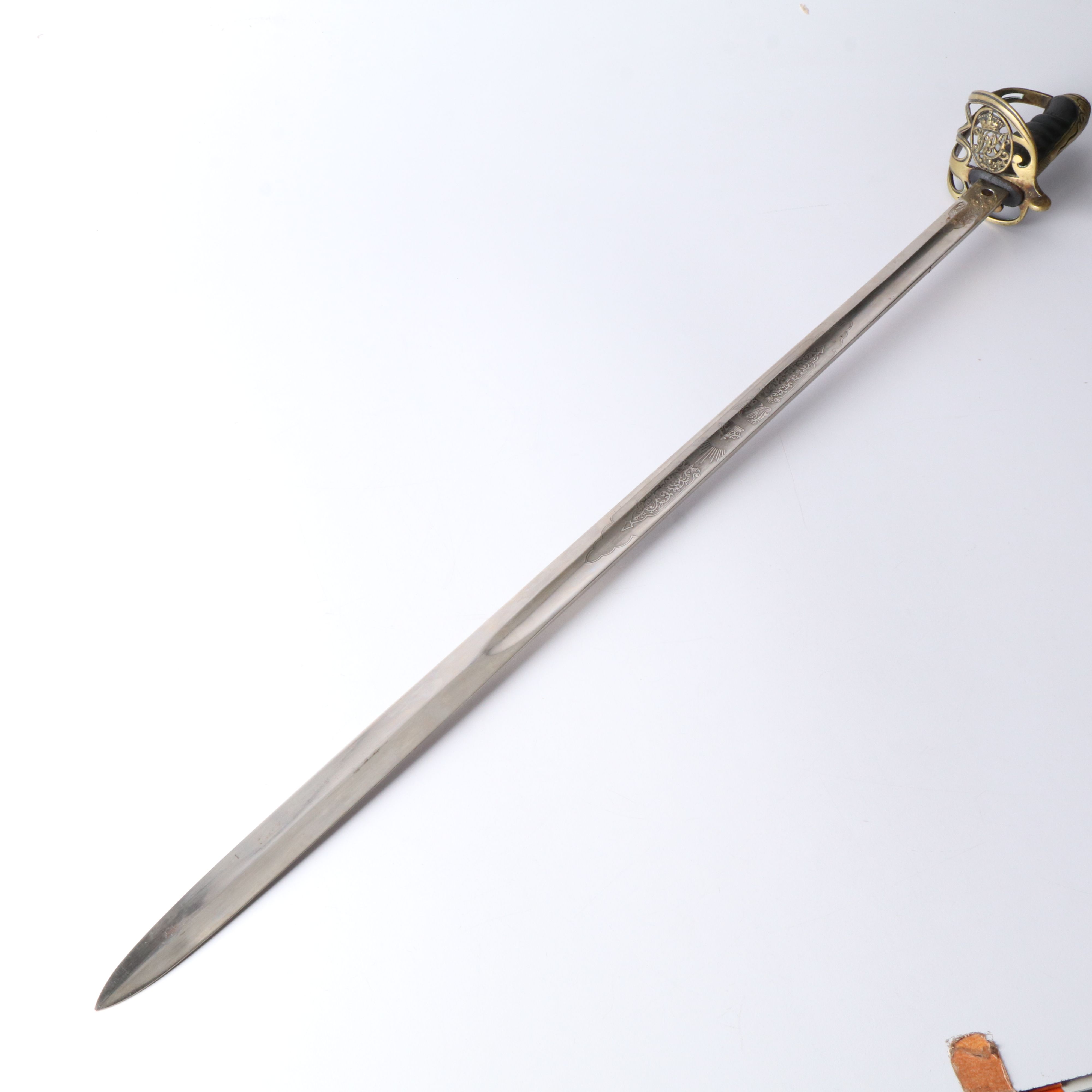 Replica British 1854 Pattern Infantry Officer's Style Sword with Scabbard