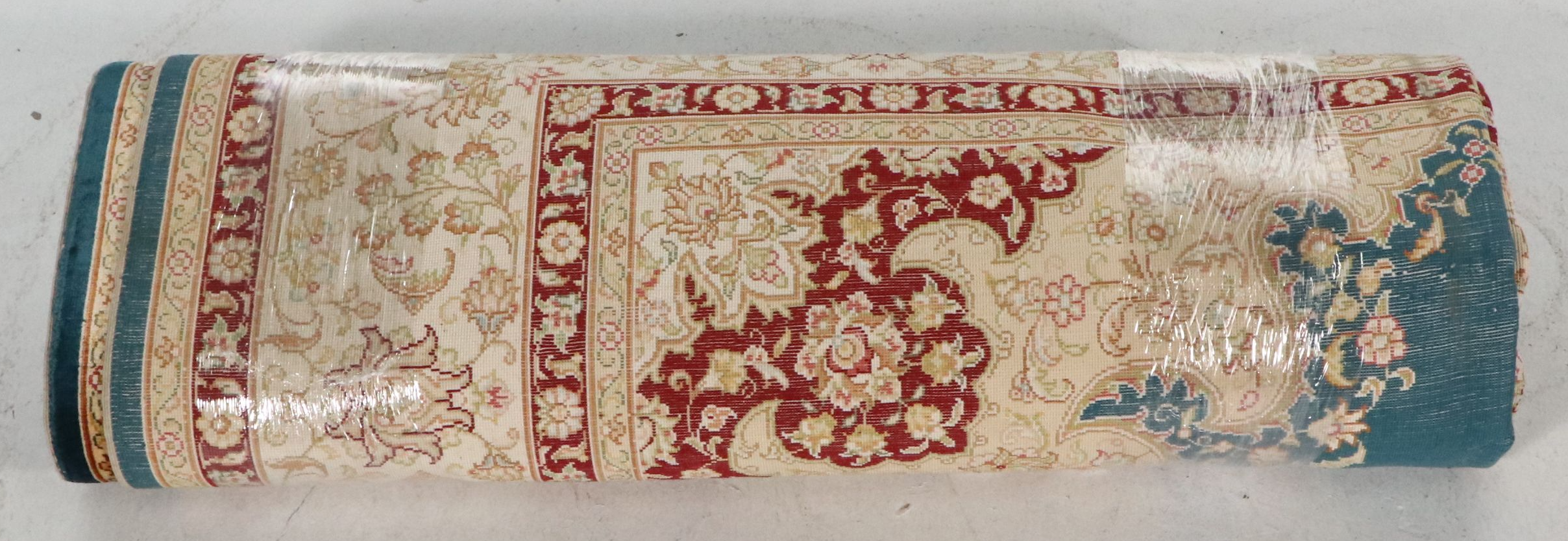 5'7 x 8'10 Hand-Knotted Persian Qom Silk Area Rug