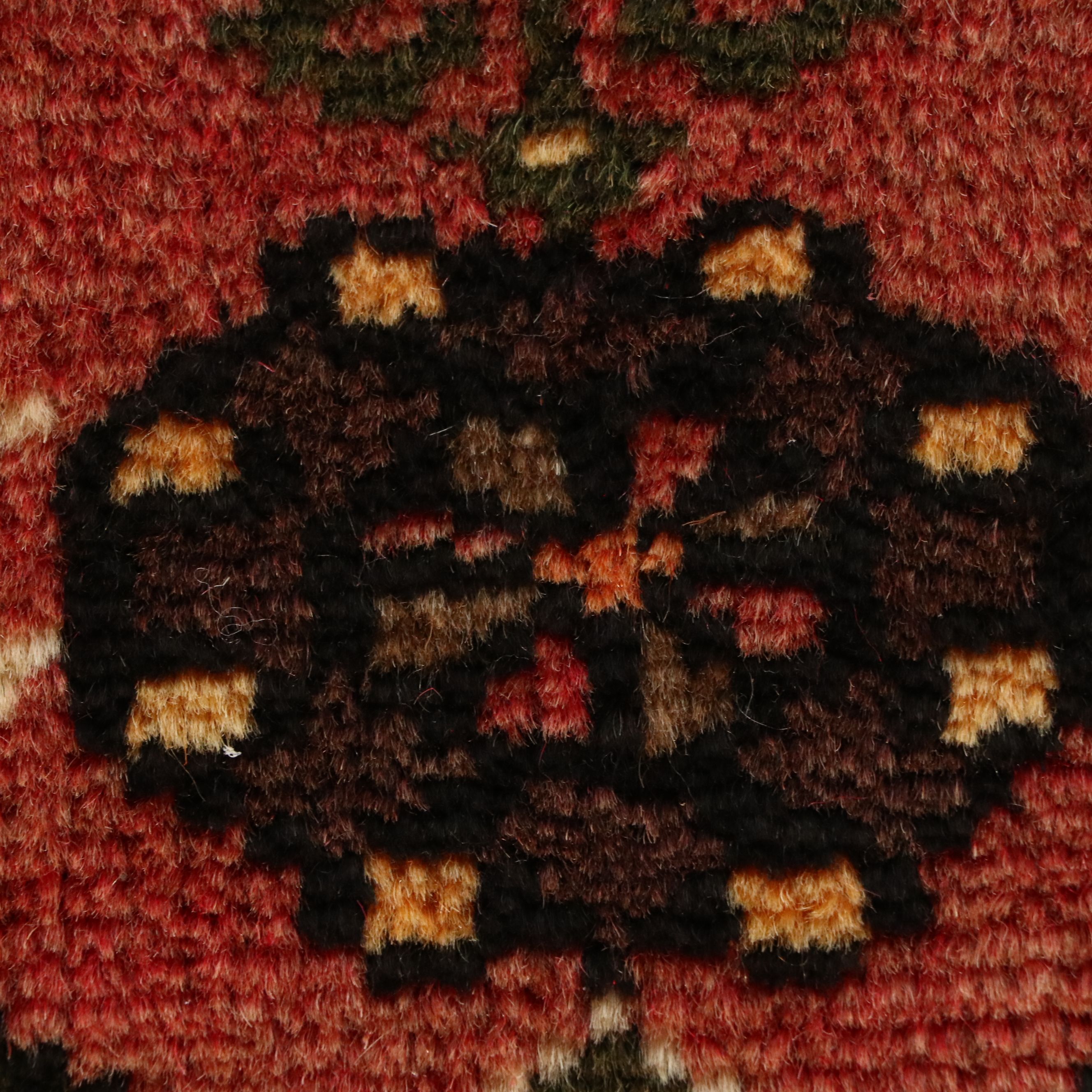 4'2 x 6'3 Hand-Knotted Persian Hamadan Area Rug