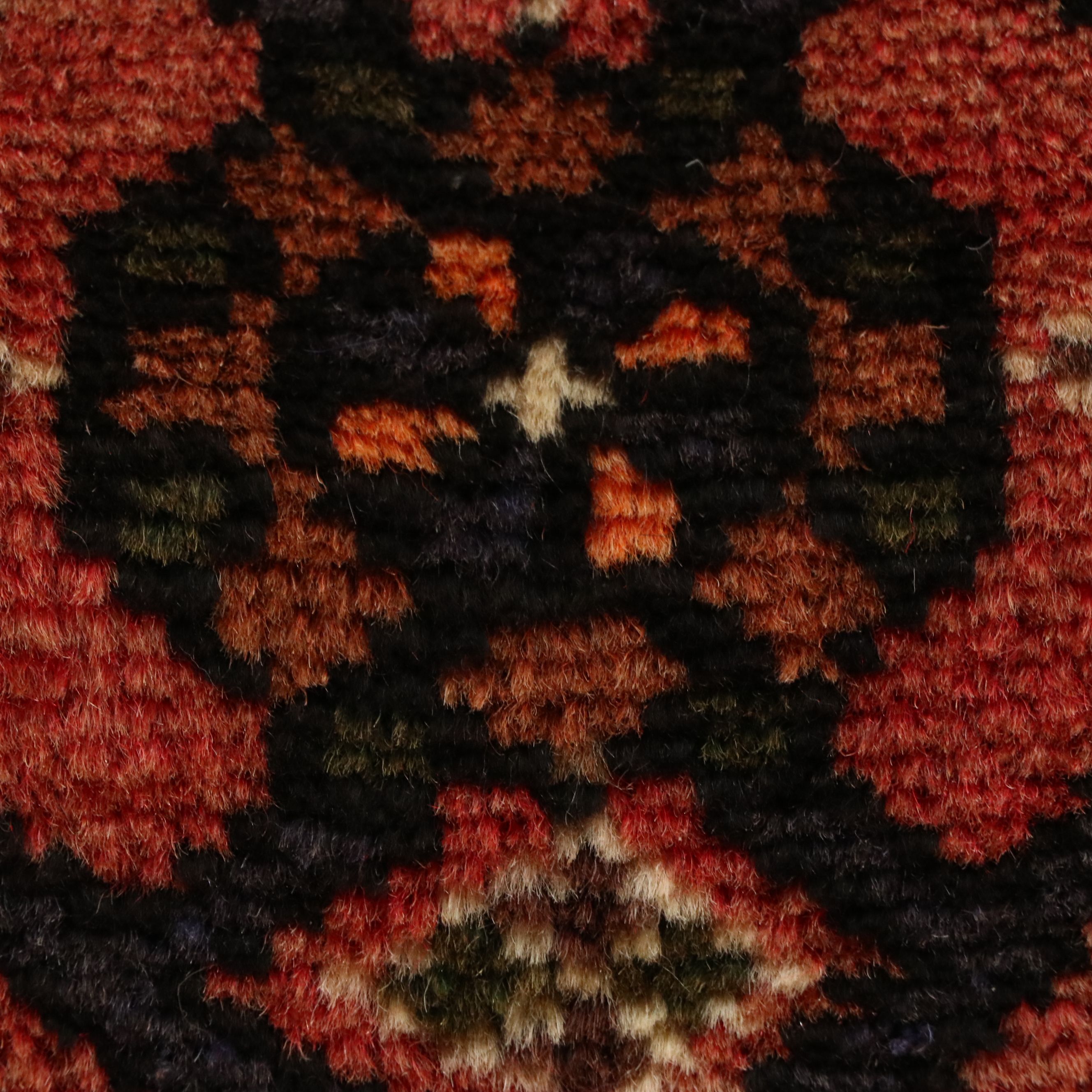 4'2 x 6'3 Hand-Knotted Persian Hamadan Area Rug