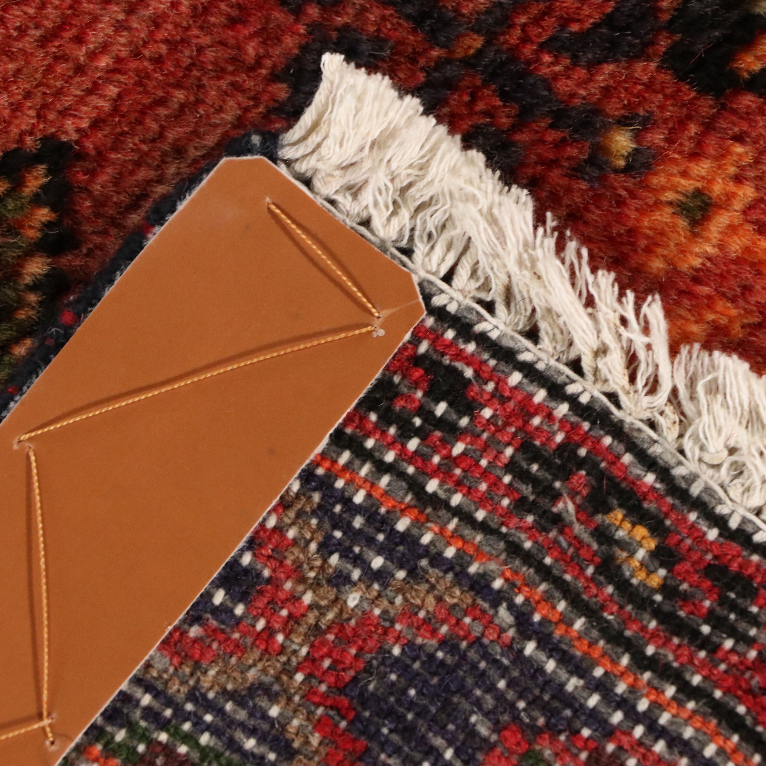 4'2 x 6'3 Hand-Knotted Persian Hamadan Area Rug