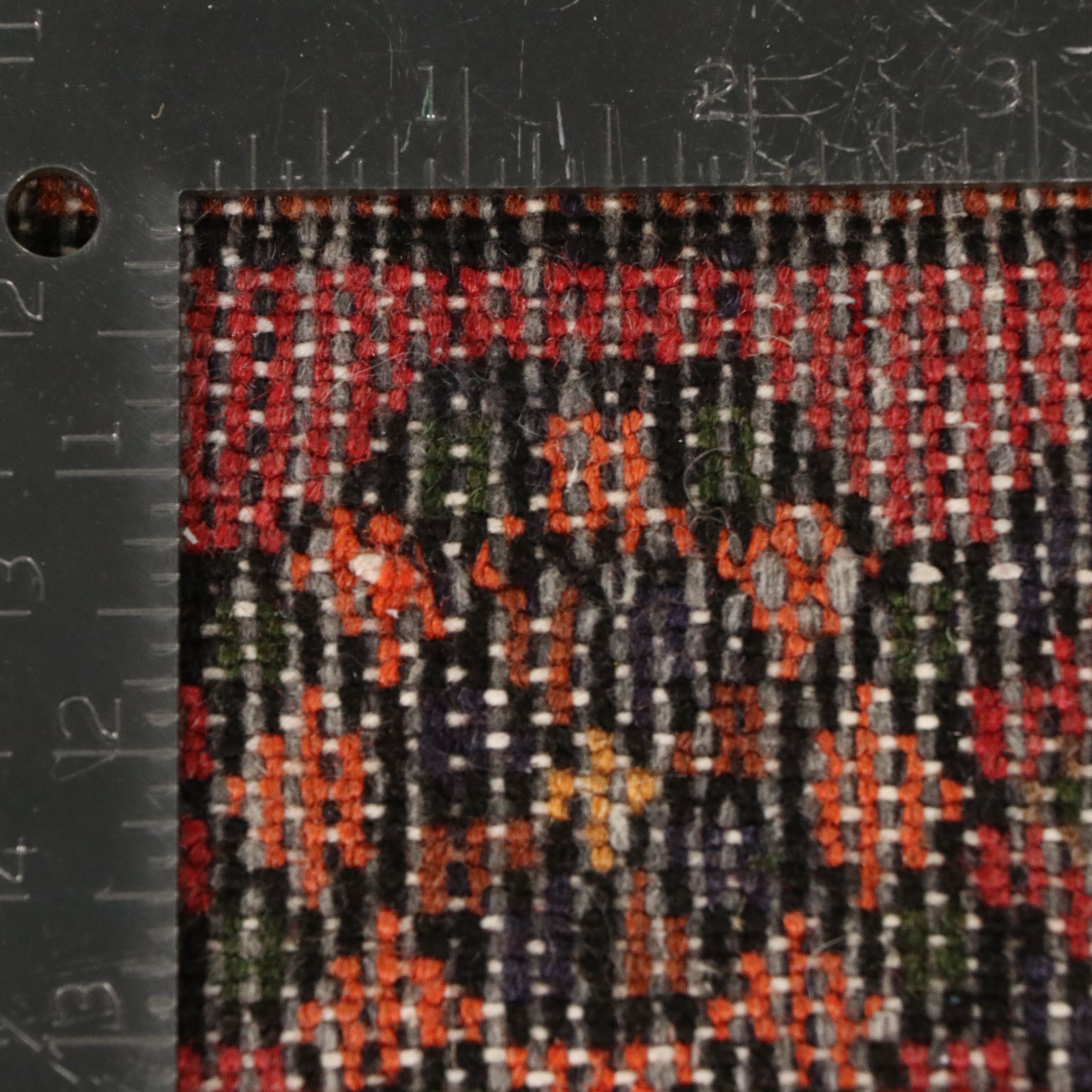 4'2 x 6'3 Hand-Knotted Persian Hamadan Area Rug