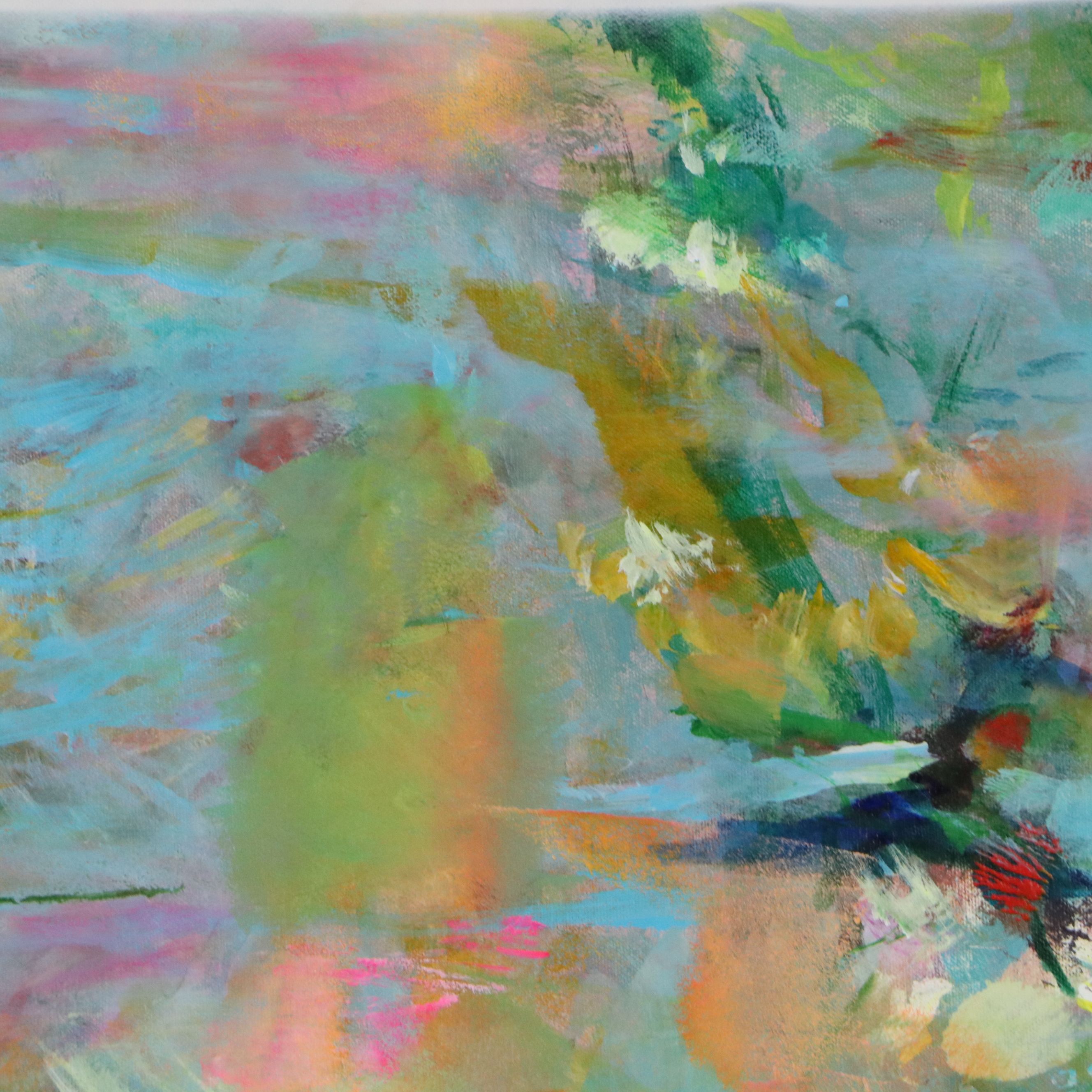 Marks Whitmarsh Acrylic Painting "Flowers at Dusk," 2026