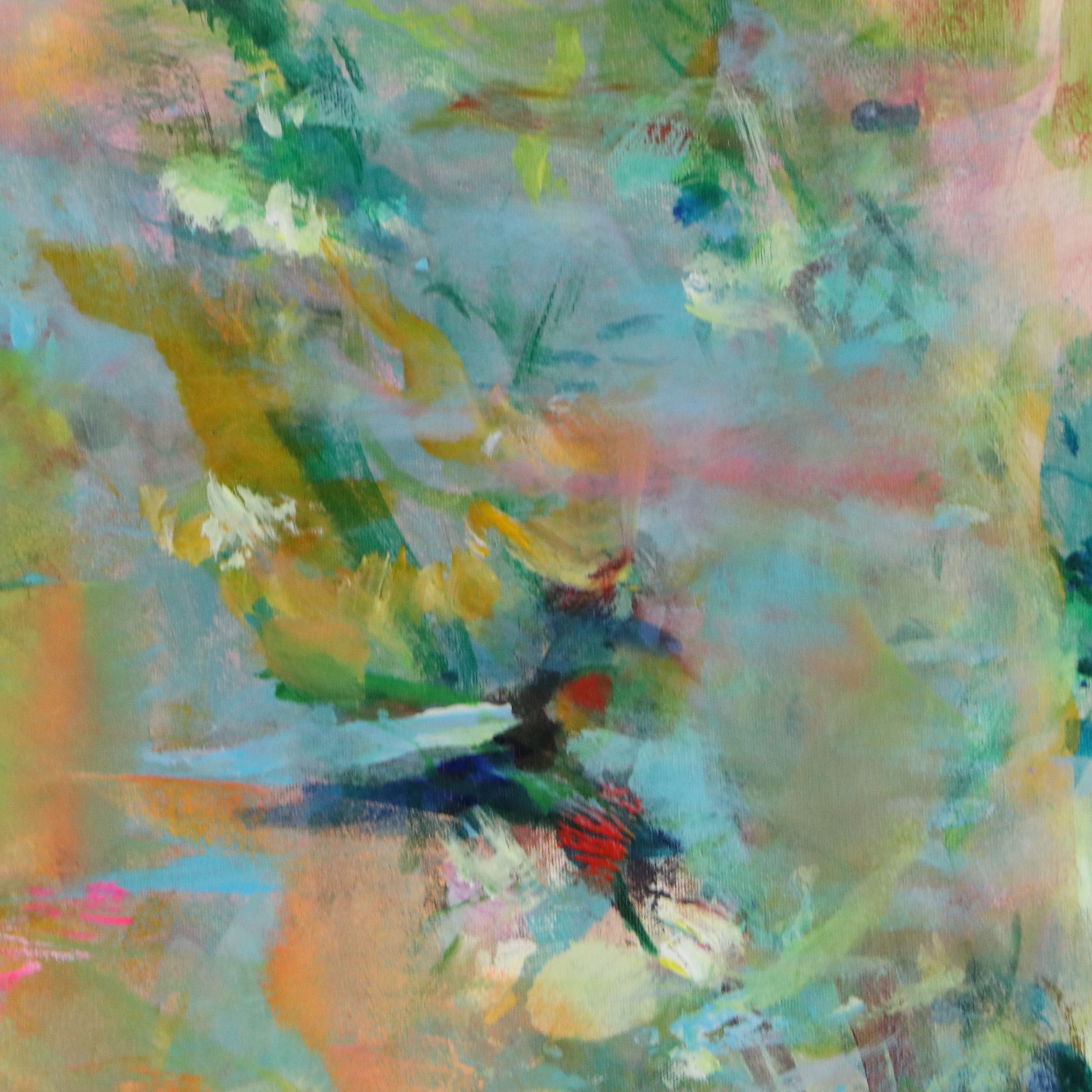 Marks Whitmarsh Acrylic Painting "Flowers at Dusk," 2026