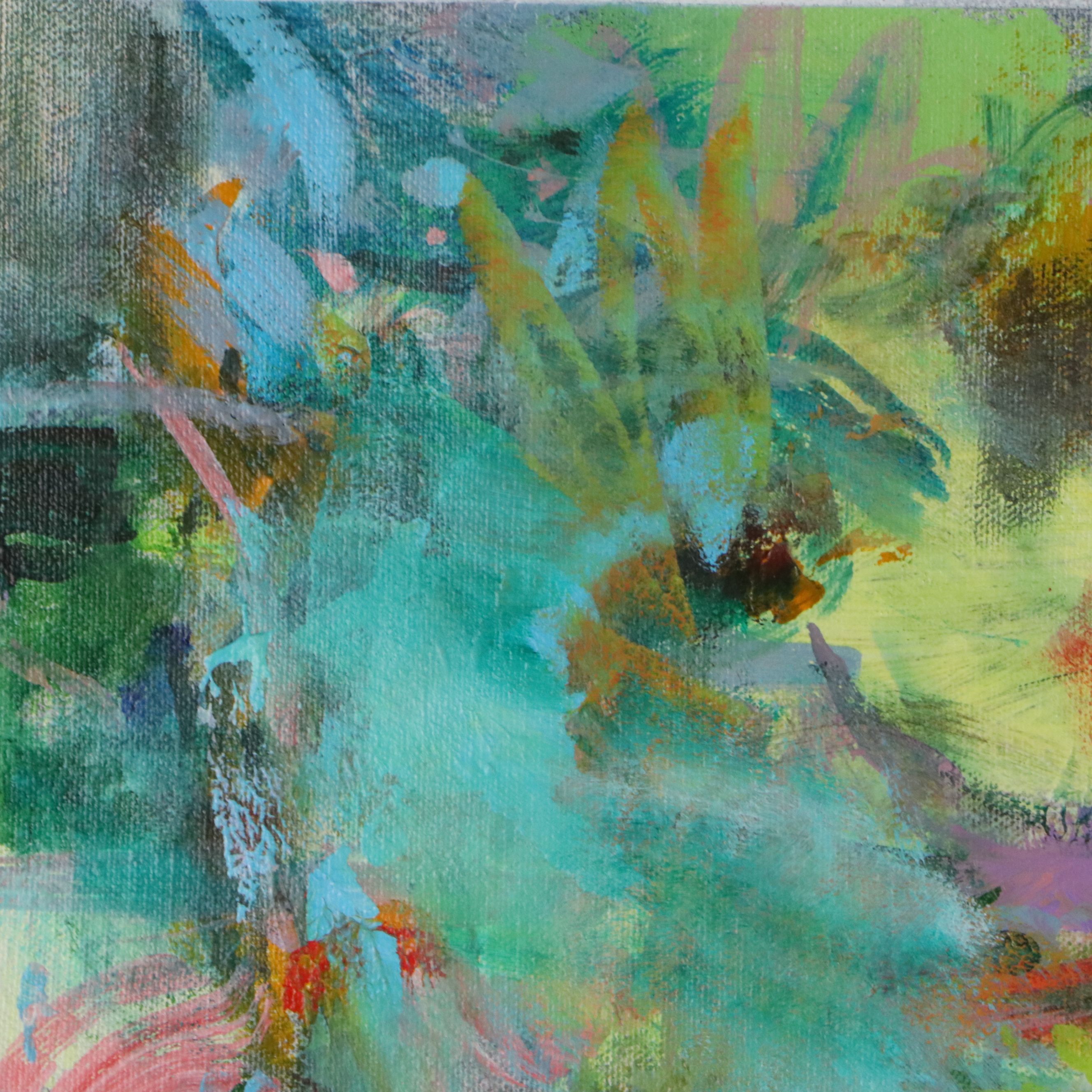 Mark Whitmarsh Acrylic Painting "Quiet Bloom," 2026