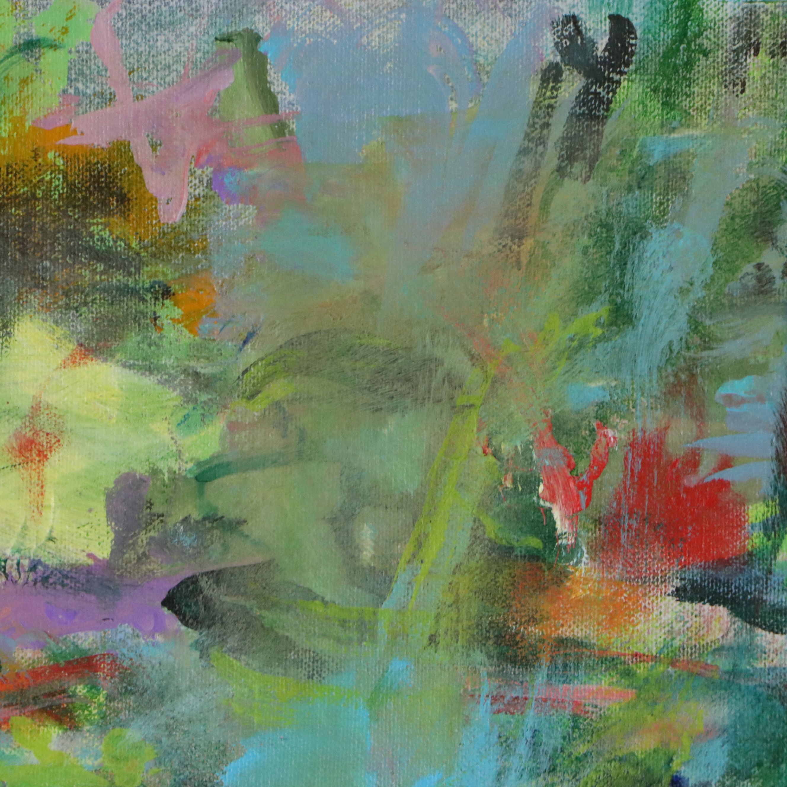 Mark Whitmarsh Acrylic Painting "Quiet Bloom," 2026