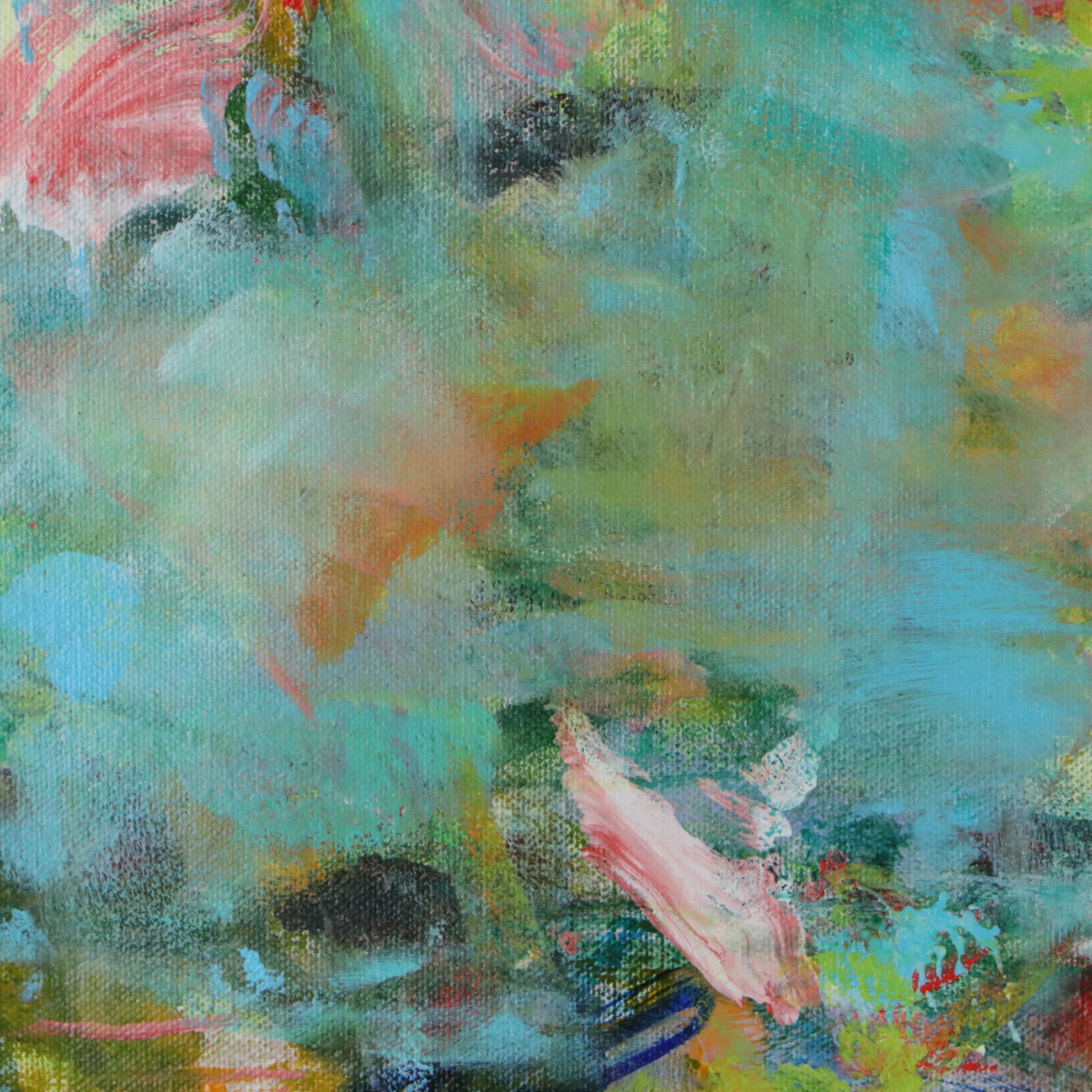 Mark Whitmarsh Acrylic Painting "Quiet Bloom," 2026