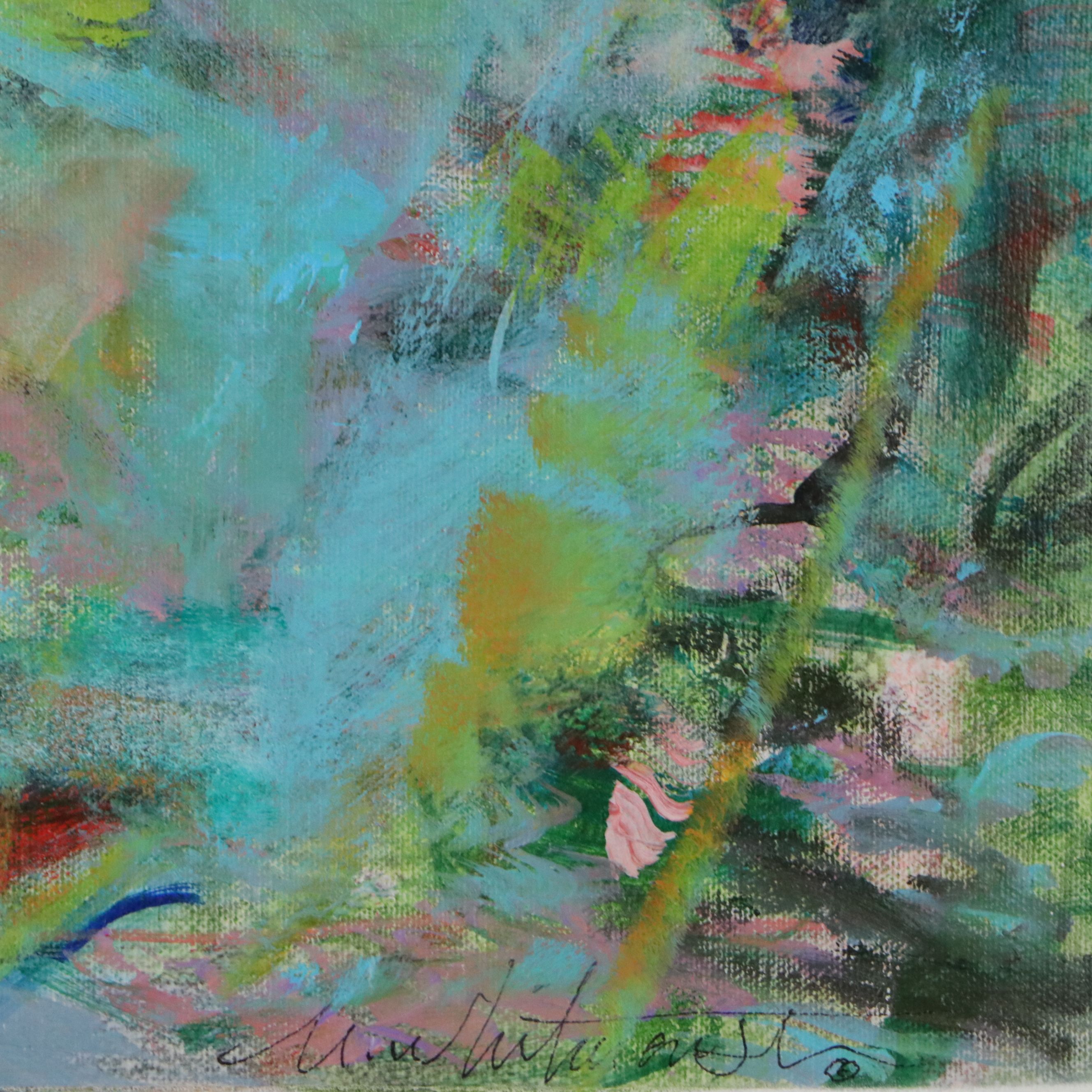 Mark Whitmarsh Acrylic Painting "Quiet Bloom," 2026