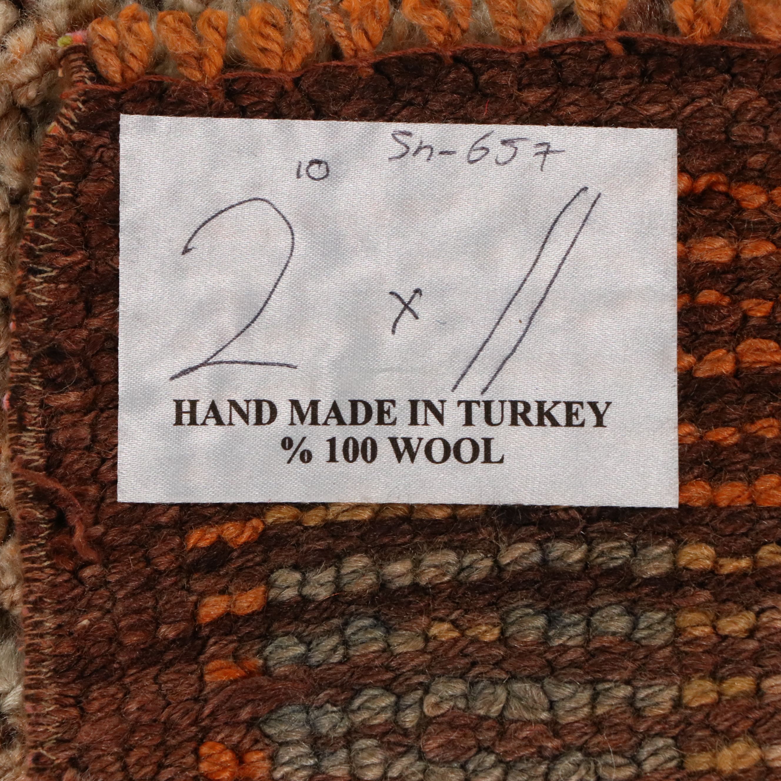 2'10 x 11' Hand-Knotted Turkish Anatolian Carpet Runner