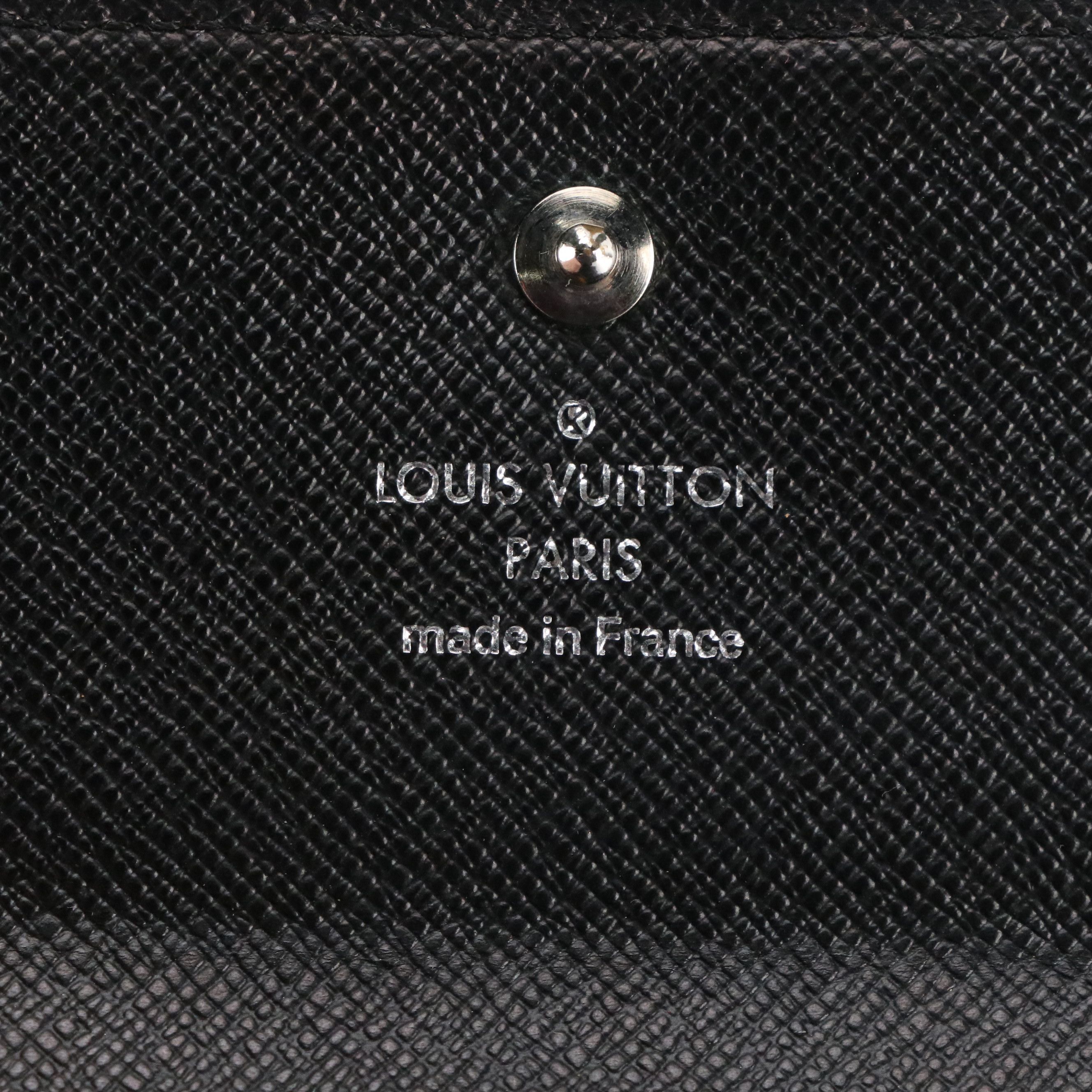 Louis Vuitton Elise Compact Wallet in Black Epi Leather