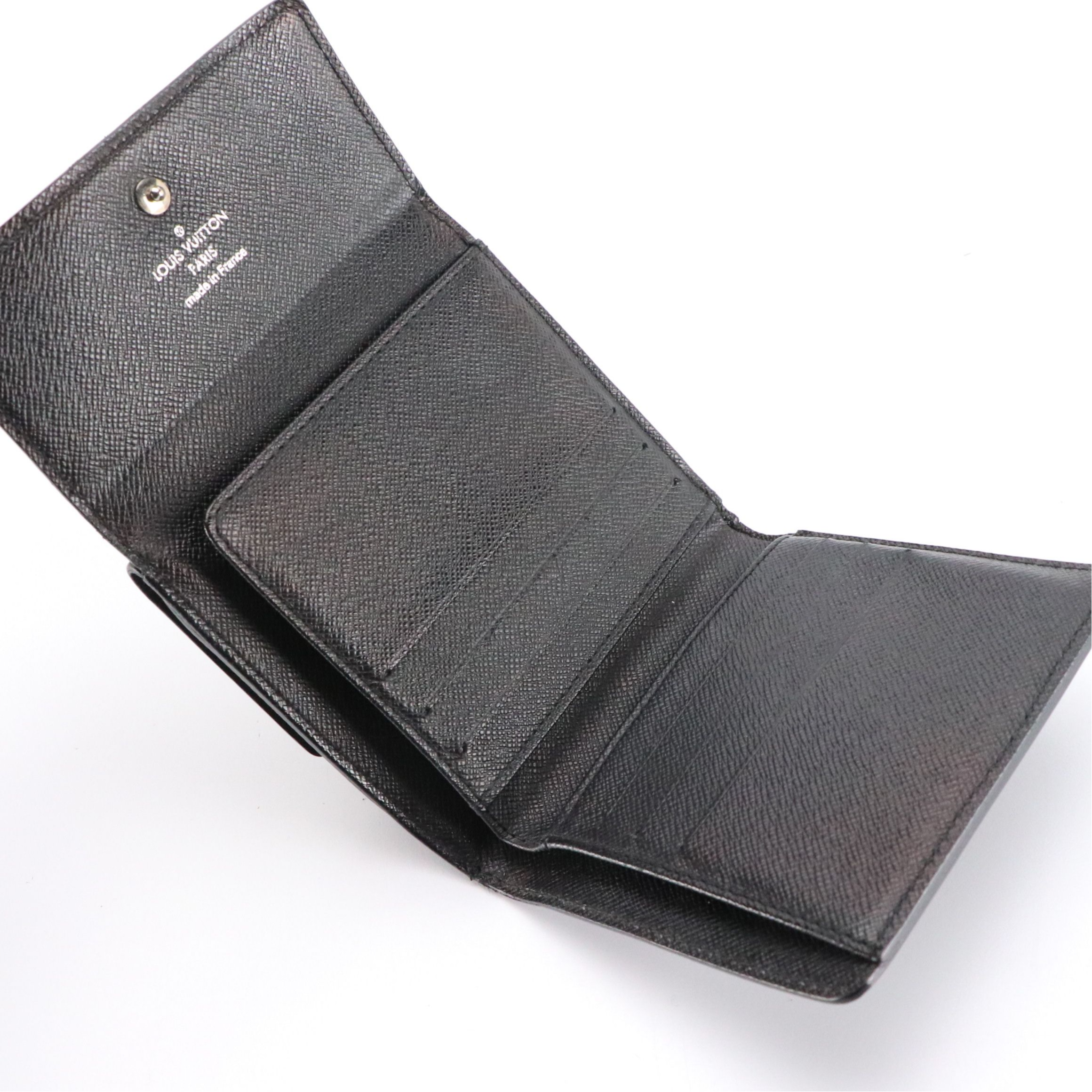 Louis Vuitton Elise Compact Wallet in Black Epi Leather