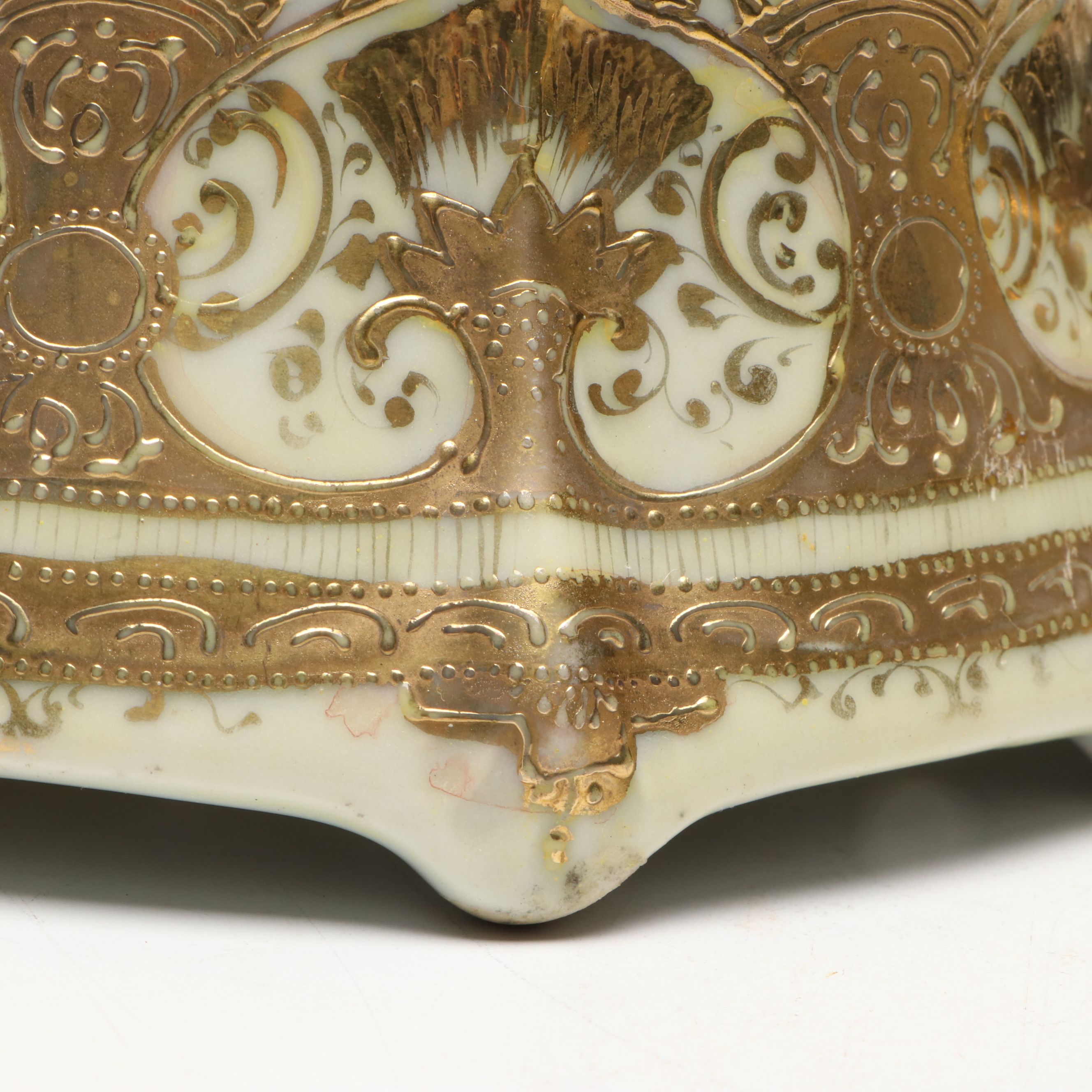 Japanese "Imperial Okan" Hand-Painted Enameled Porcelain Tea Set