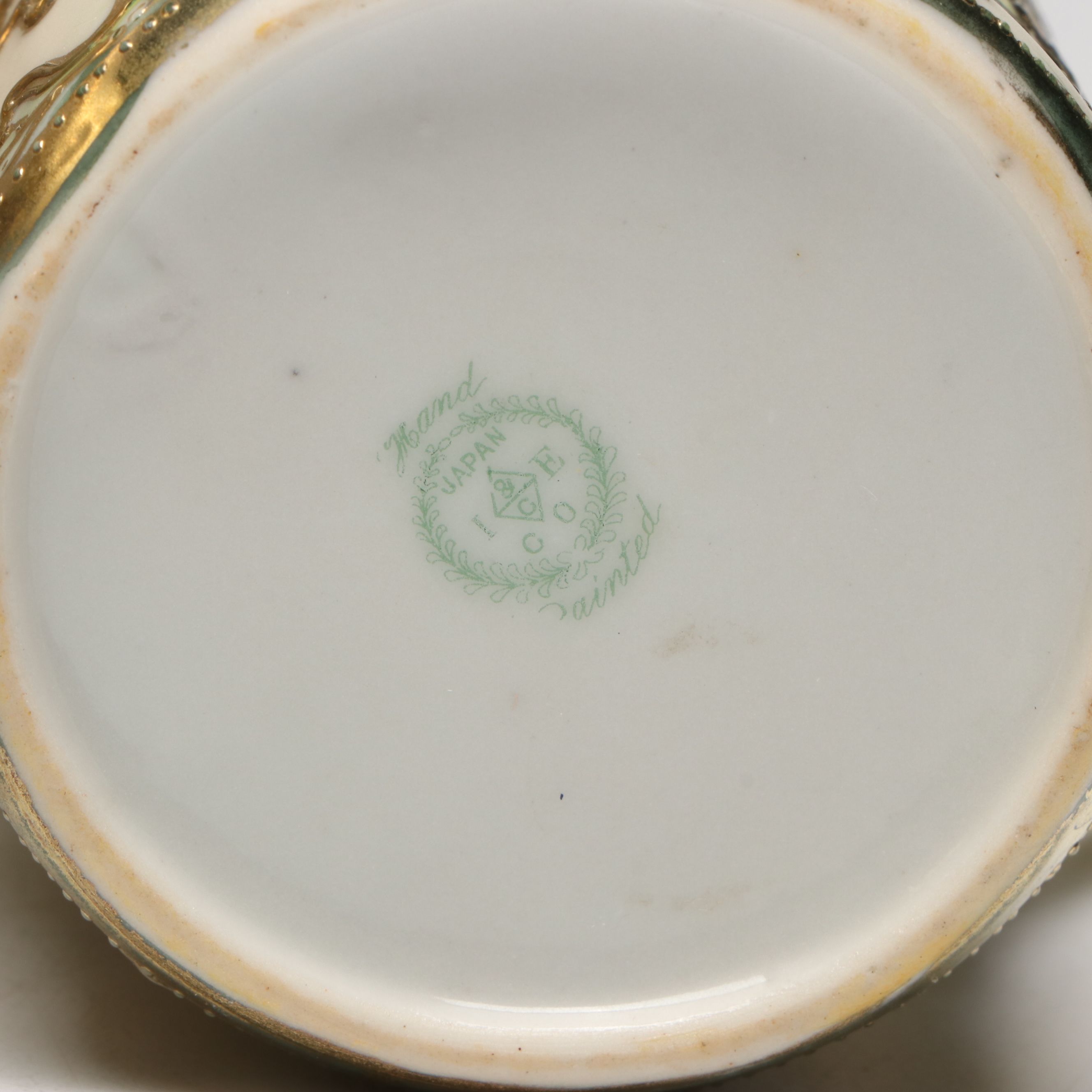 Japanese "Imperial Okan" Hand-Painted Enameled Porcelain Tea Set