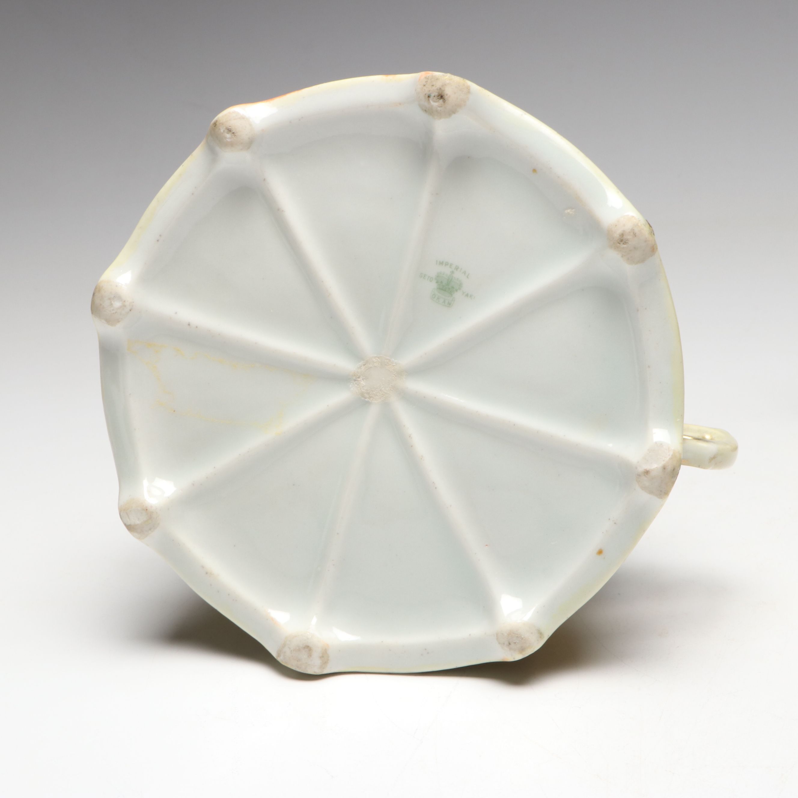 Japanese "Imperial Okan" Hand-Painted Enameled Porcelain Tea Set