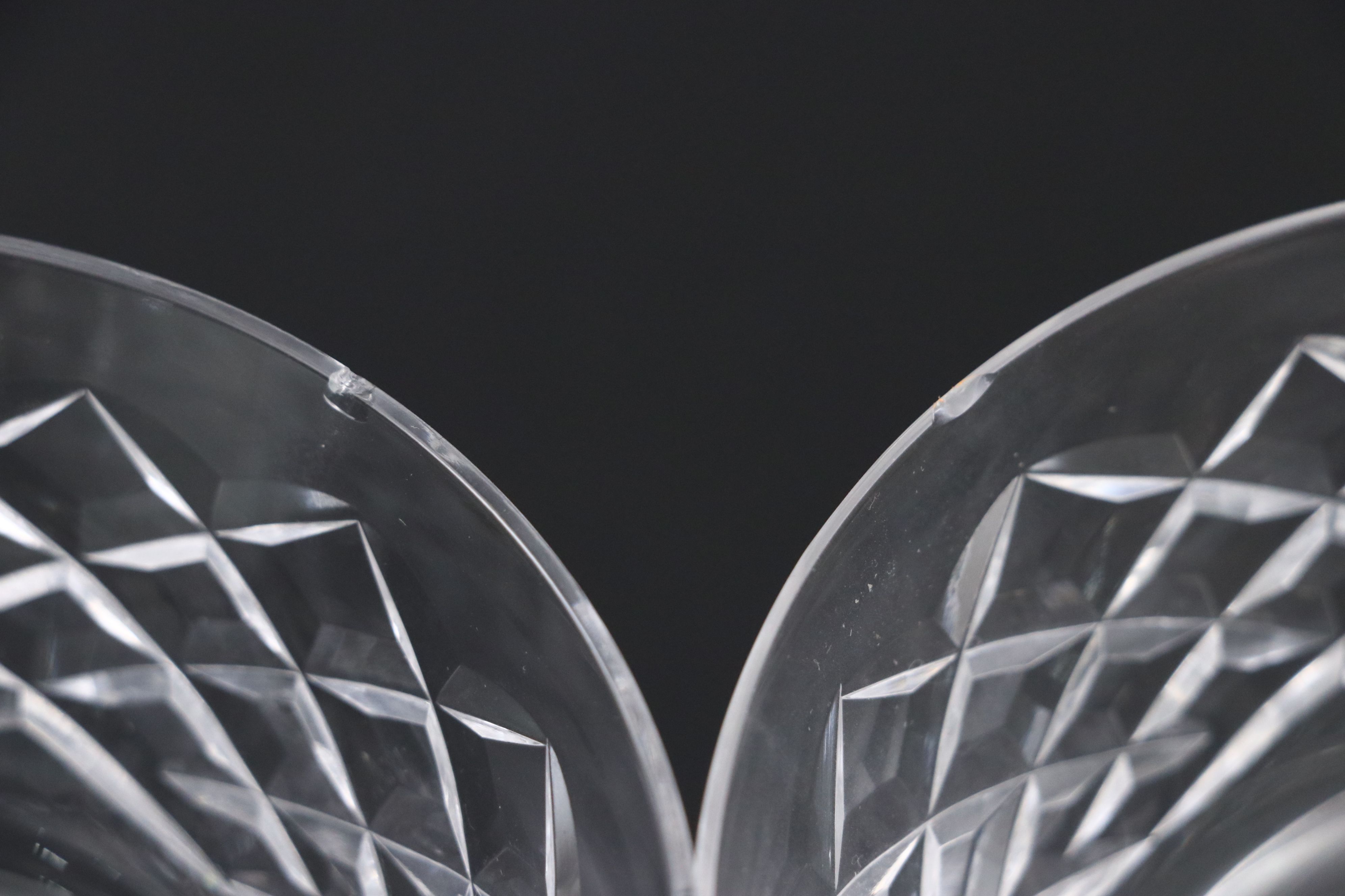 Waterford "Adare" Cut Crystal Champagne Coupes