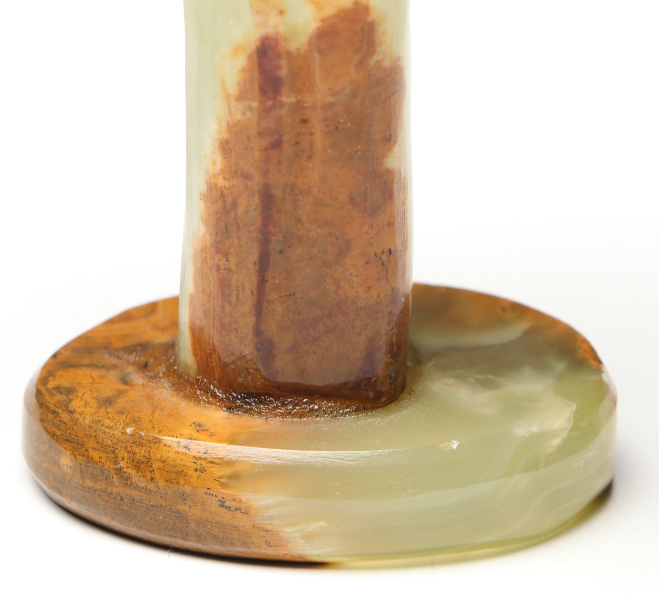 Carved Nephrite Seal with Calcite Tortoise and Serpentine Birds