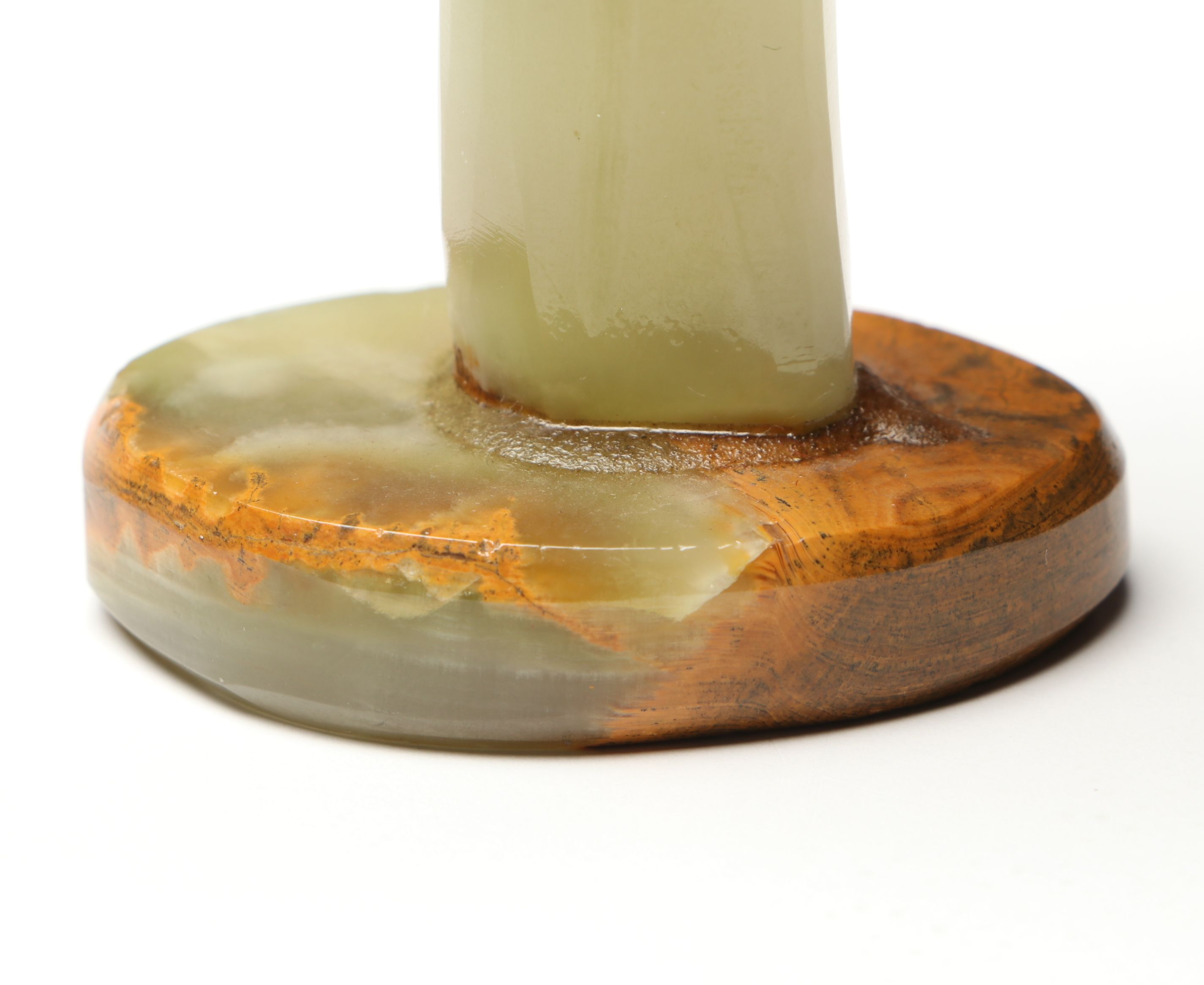 Carved Nephrite Seal with Calcite Tortoise and Serpentine Birds