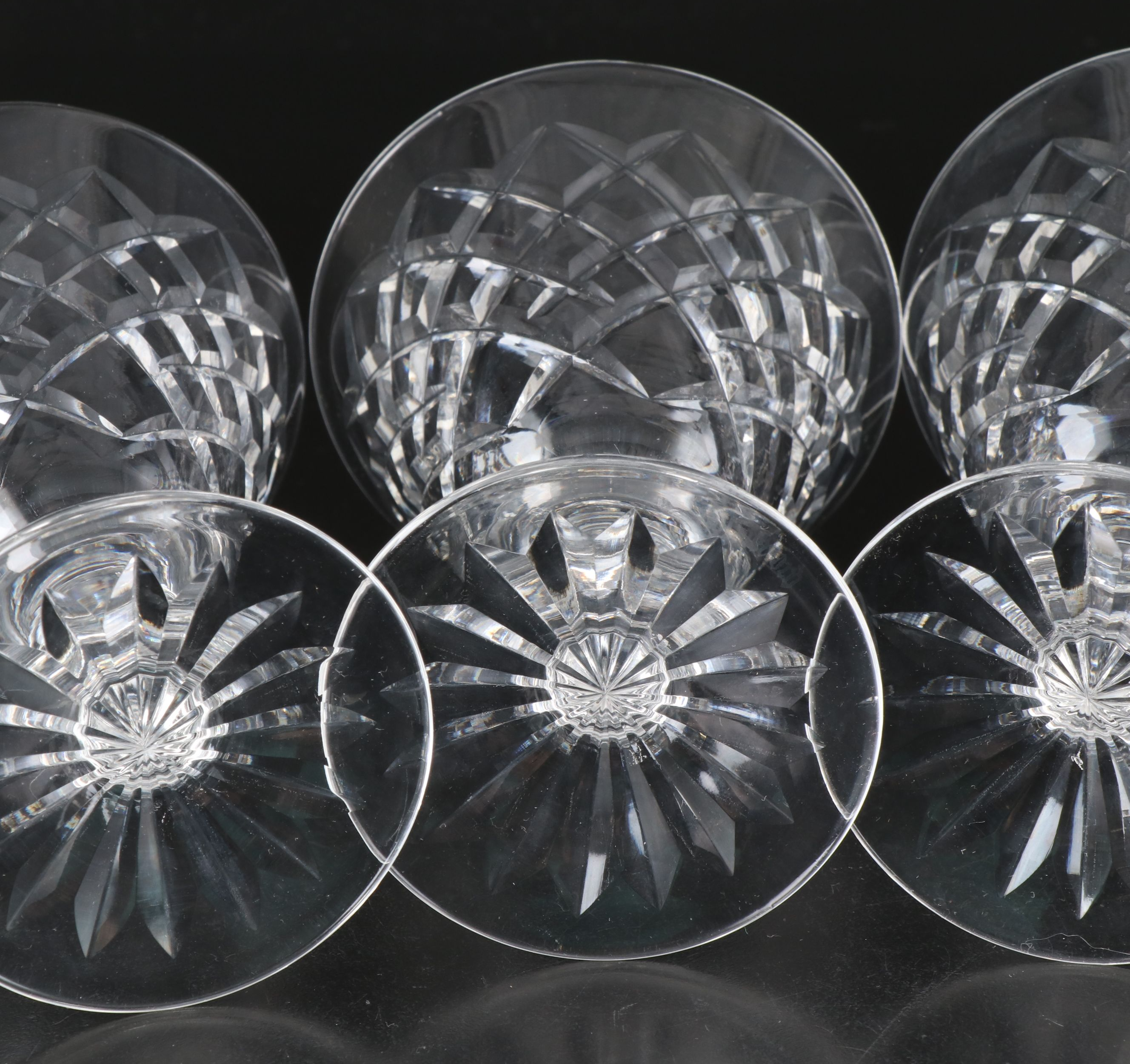 Waterford "Adare" Cut Crystal Water Goblets