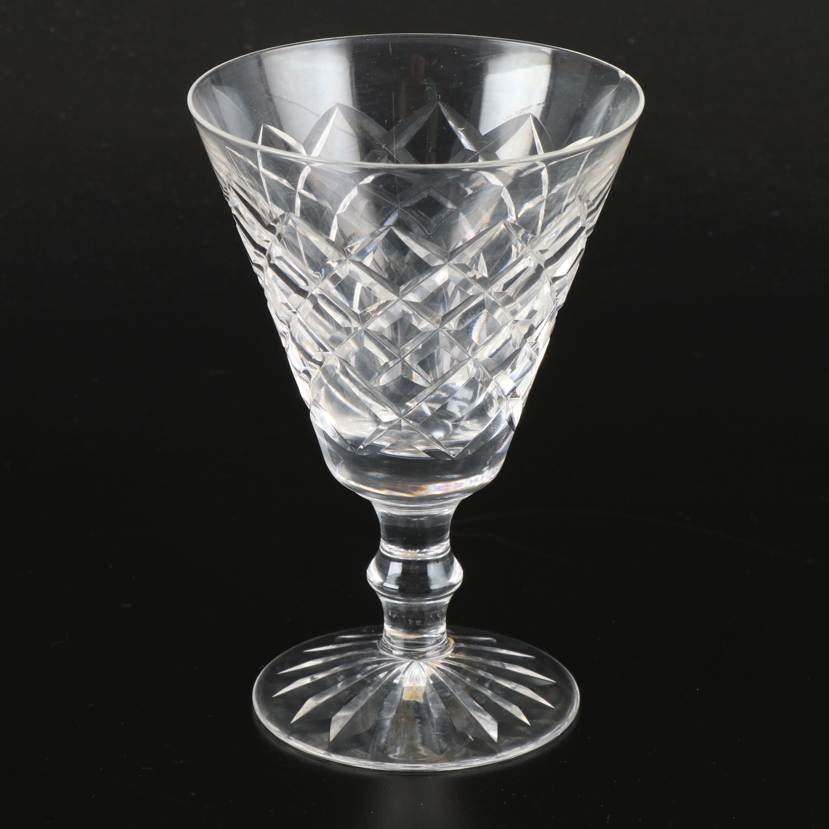 Waterford "Adare" Cut Crystal Water Goblets