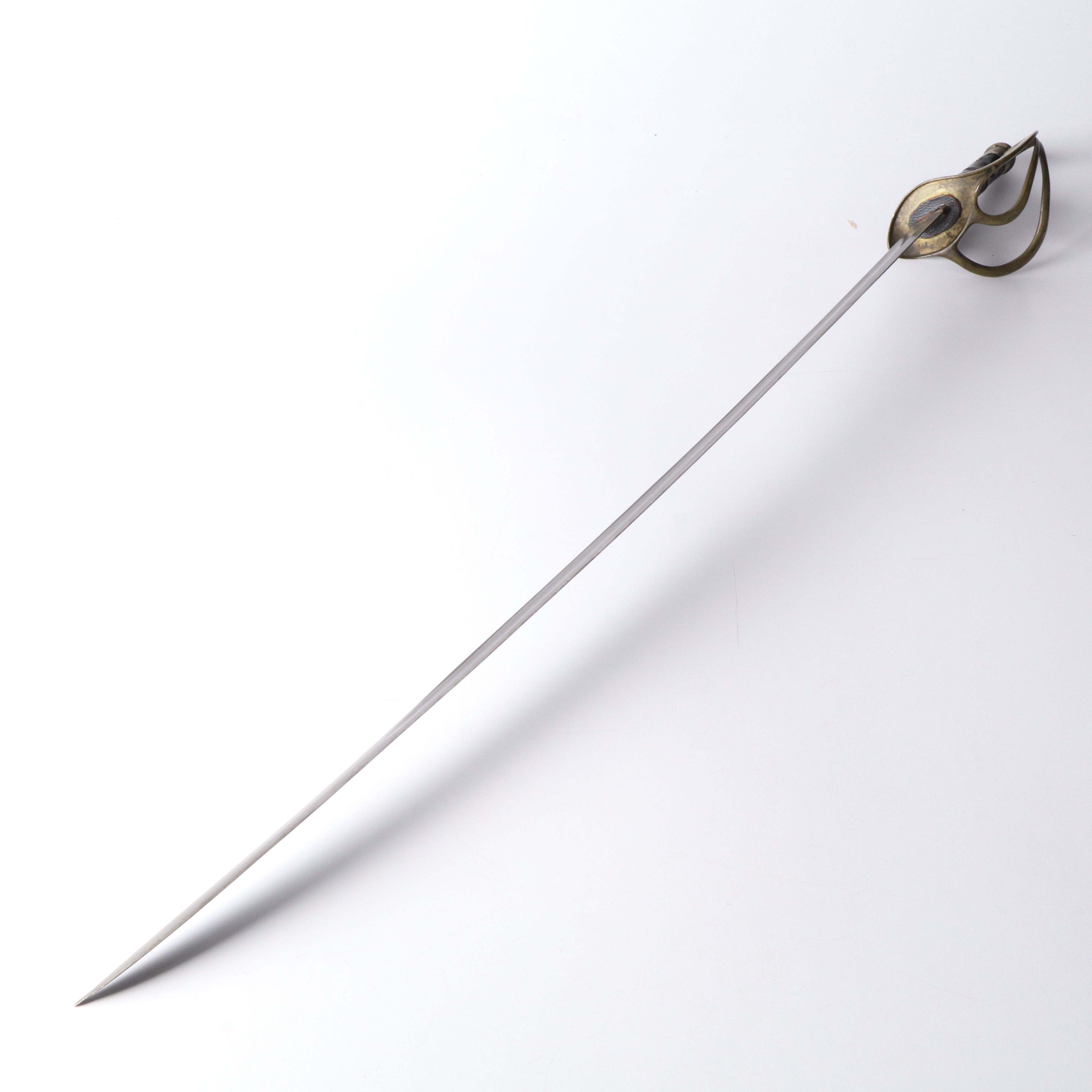 Model 1840 U.S. Cavalry Heavy Saber Marked P.D.L, With Scabbard