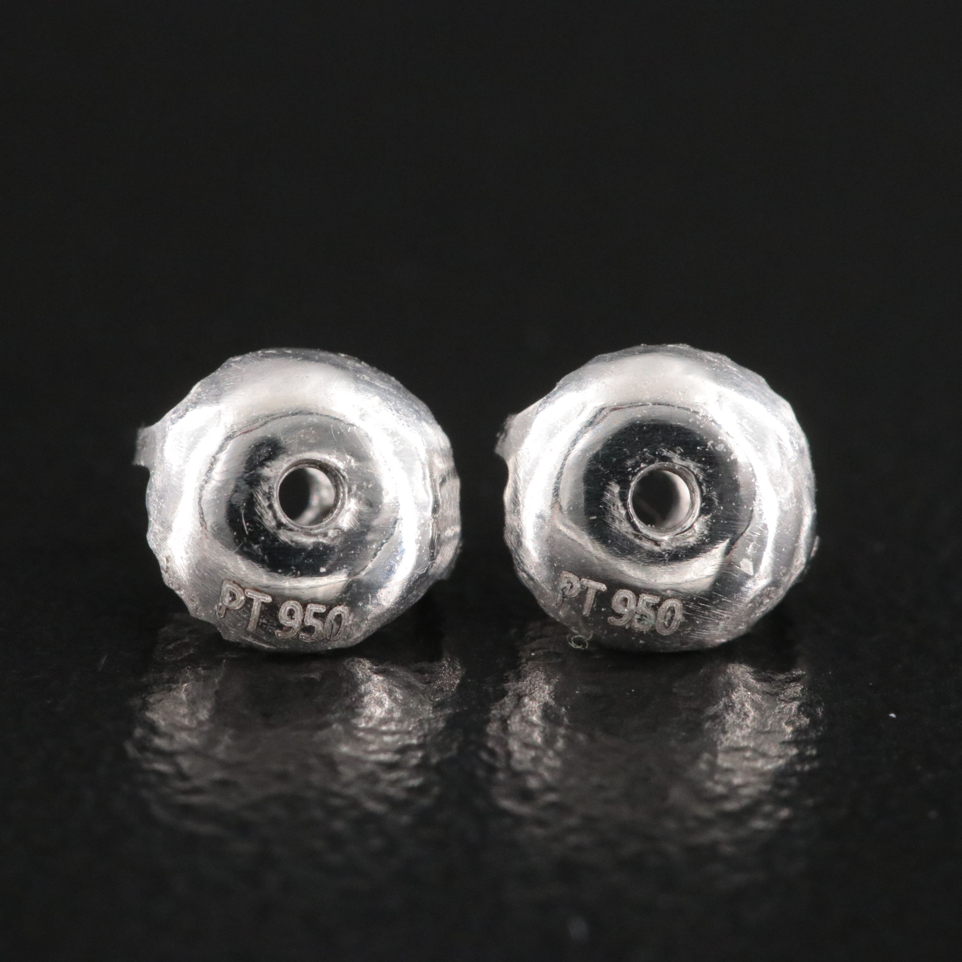 Platinum 5.75 CTW Lab Grown Diamond Earrings