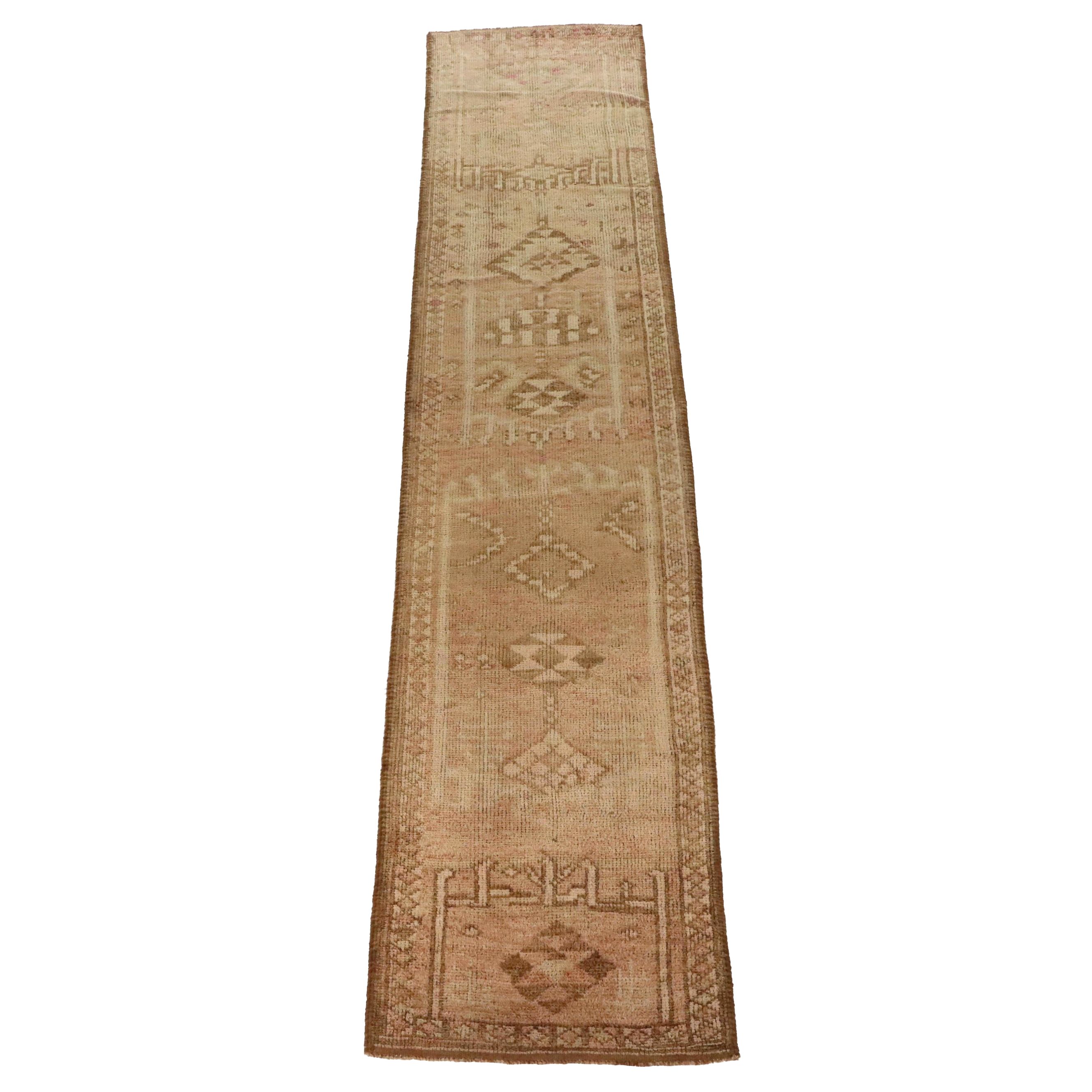 3'1 x 14'9 Hand-Knotted Turkish Anatolian Long Rug