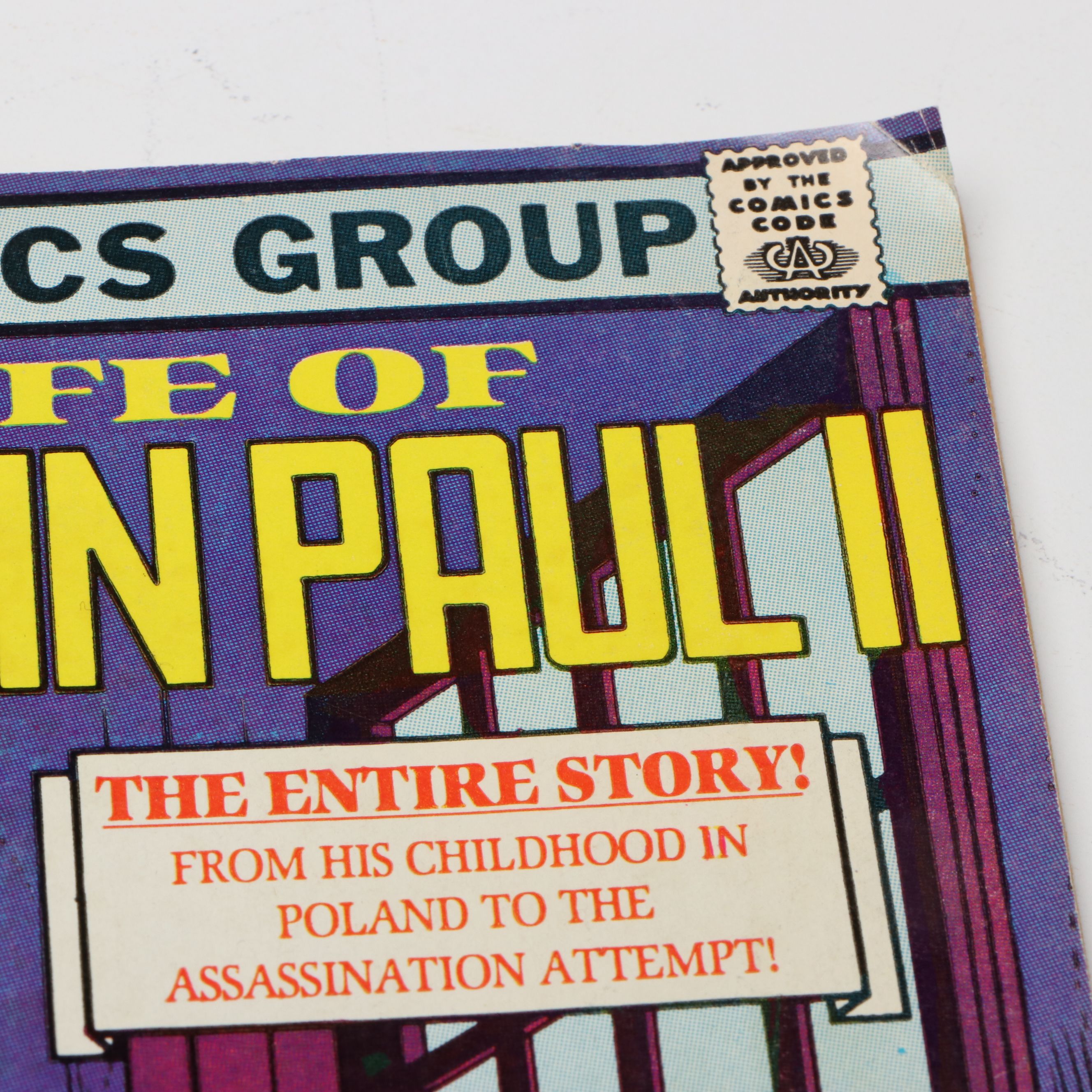 "Story of Civilization" Partial Set and "The Life of Pope John Paul II" Comic
