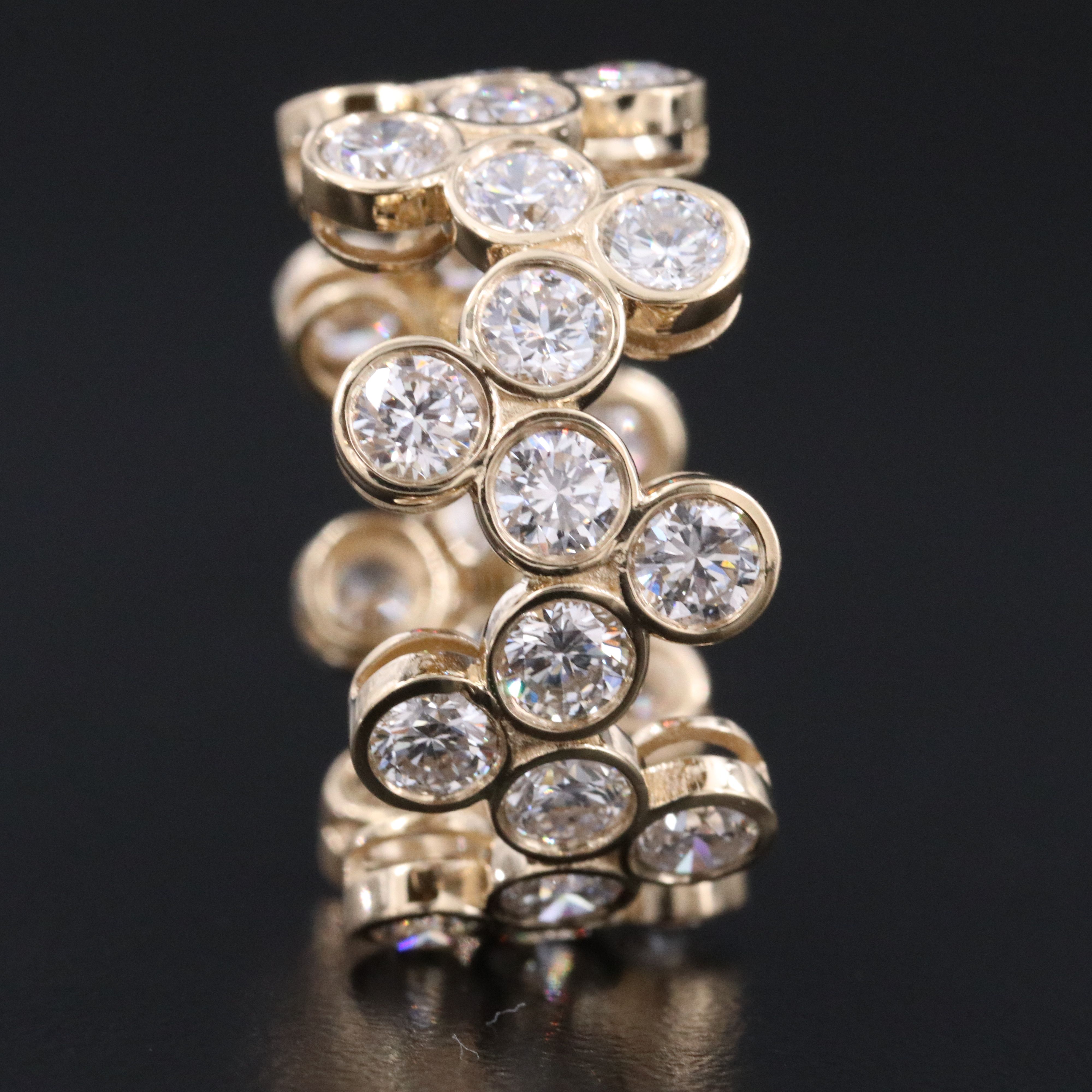 14K 5.07 CTW Lab Grown Diamond Eternity Ring