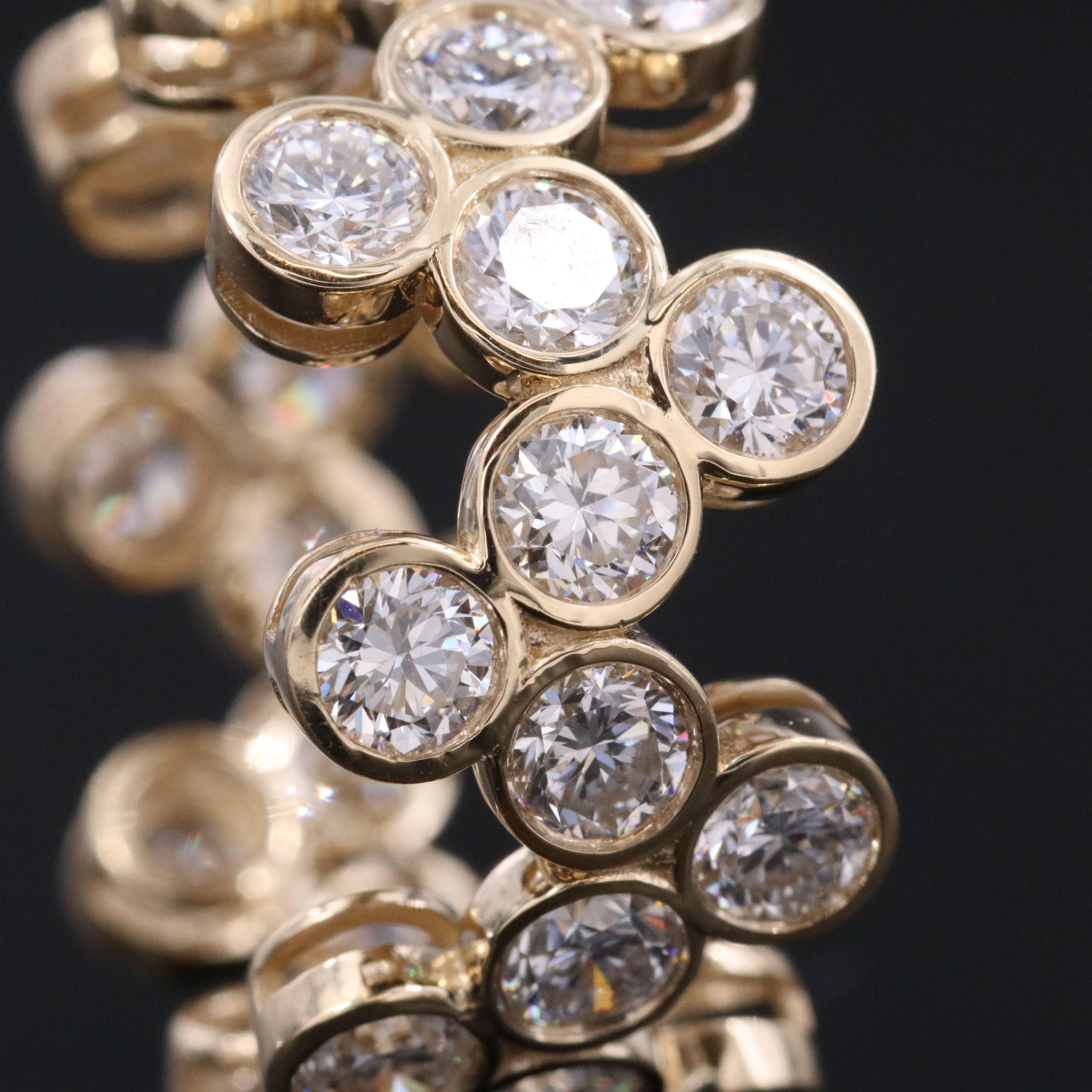 14K 5.07 CTW Lab Grown Diamond Eternity Ring