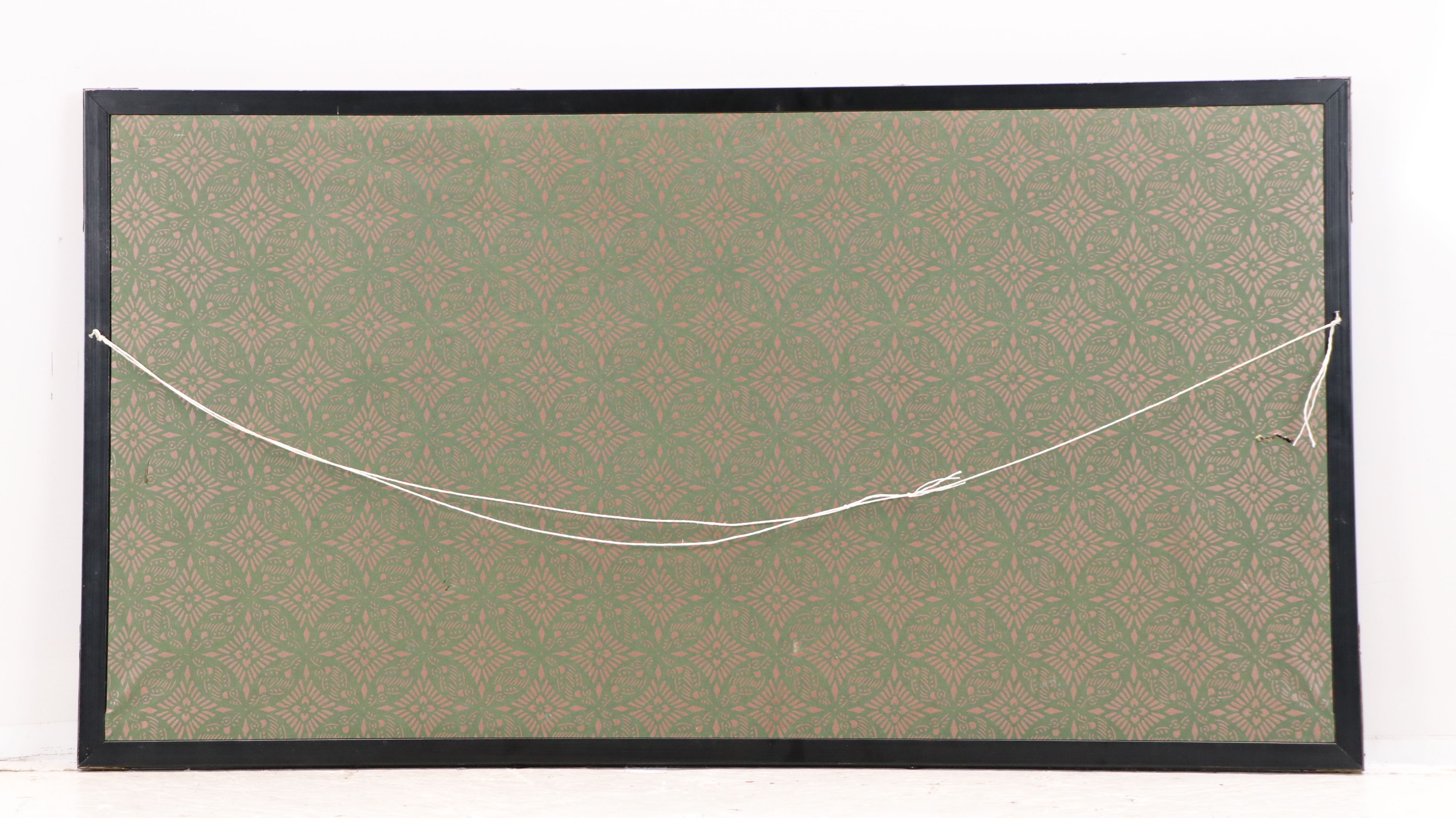 Chinese Watercolor Shan Shui Painting of Mountain Lake, Mid-20th Century