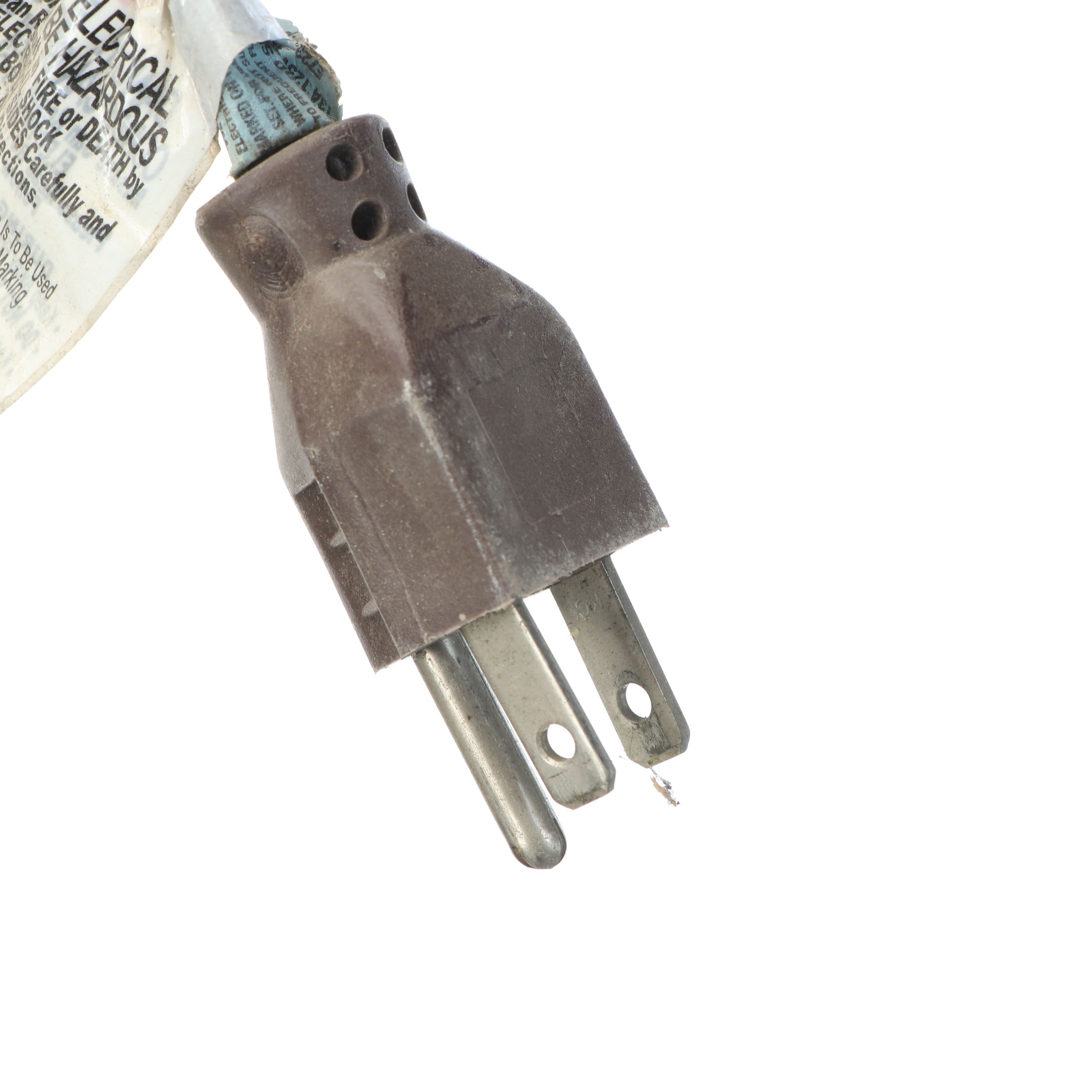 Art Nouveau Style Three Arm Slag Glass Pendant Light