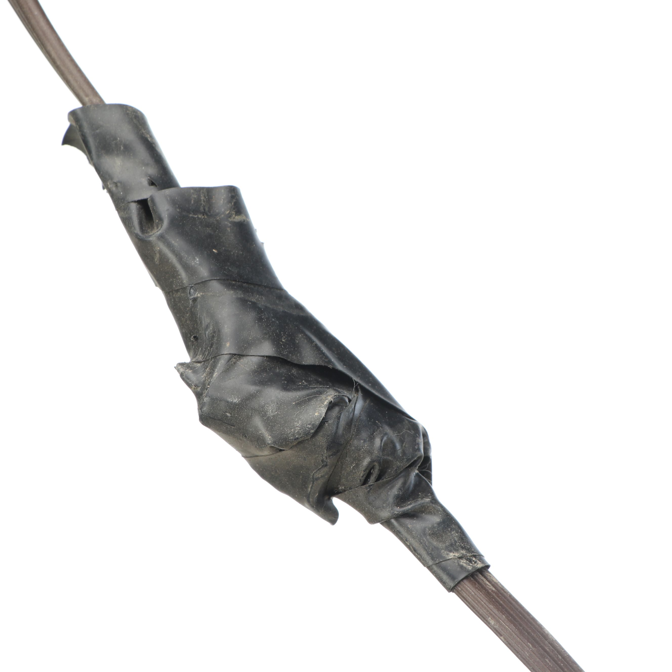 Art Nouveau Style Three Arm Slag Glass Pendant Light