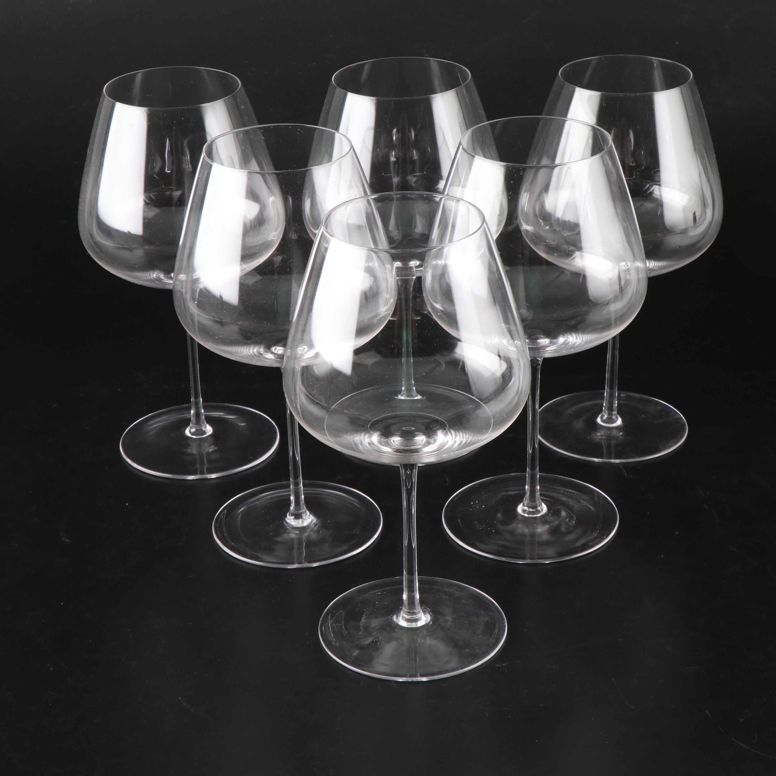 Yaschmo Contemporary Glass Wine Glasses