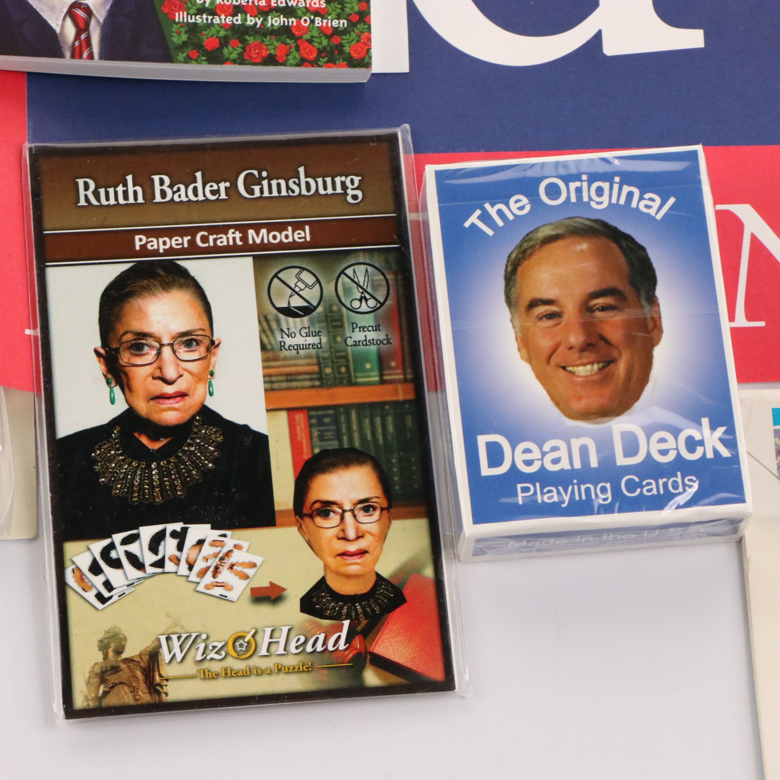 Barack Obama with Other Presidential Stickers, Posters and Collectibles