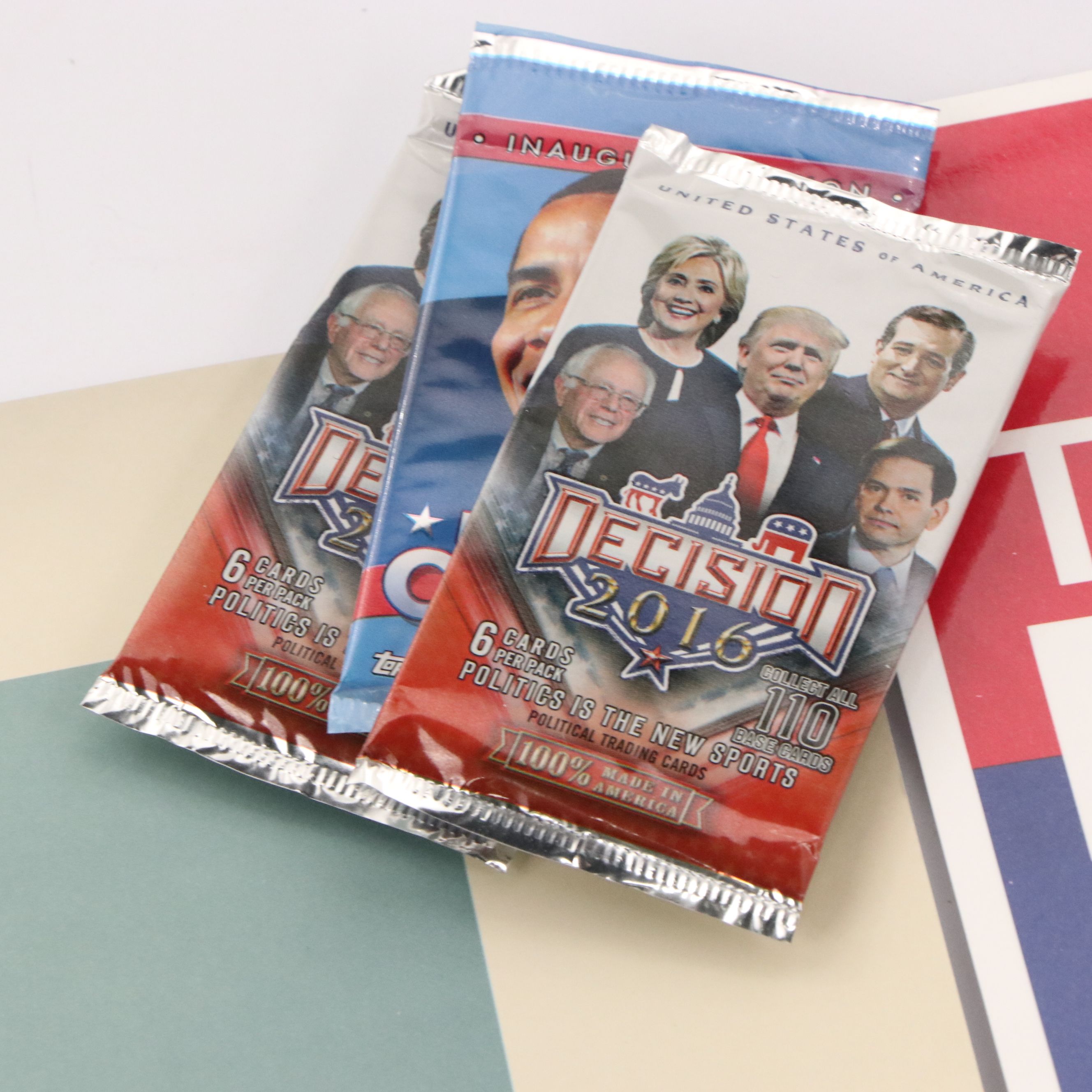 Barack Obama with Other Presidential Stickers, Posters and Collectibles