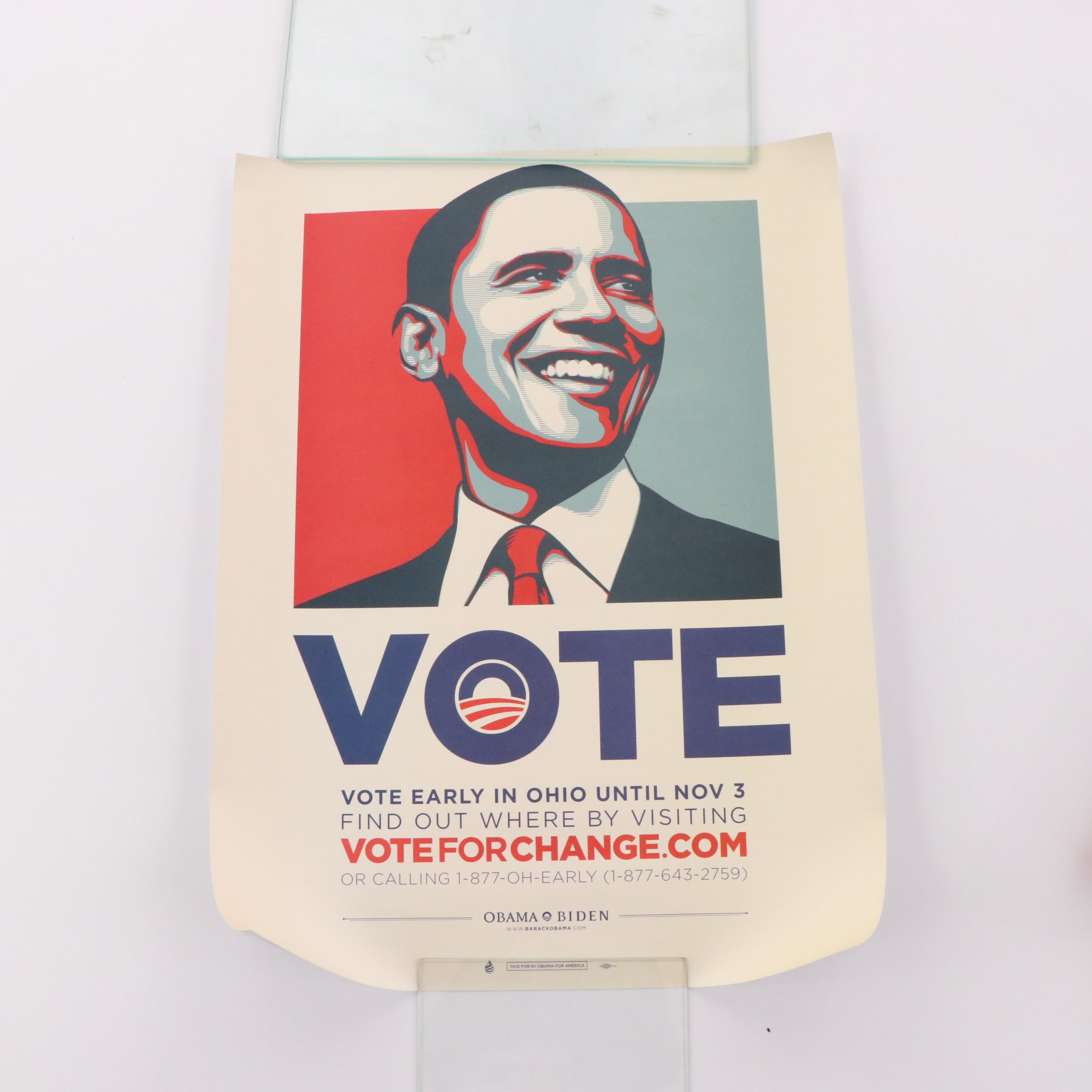 Barack Obama with Other Presidential Stickers, Posters and Collectibles