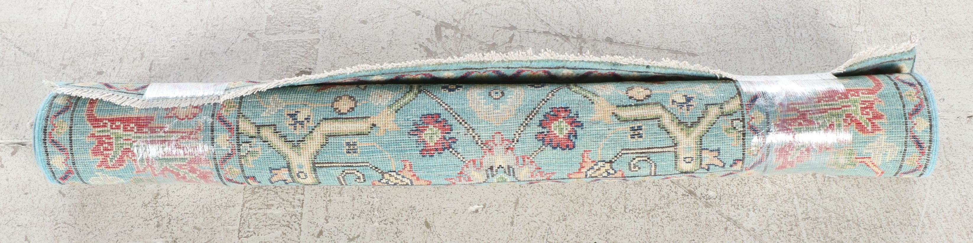 4'2 x 6'4 Hand-Knotted Afghan Kazak Area Rug