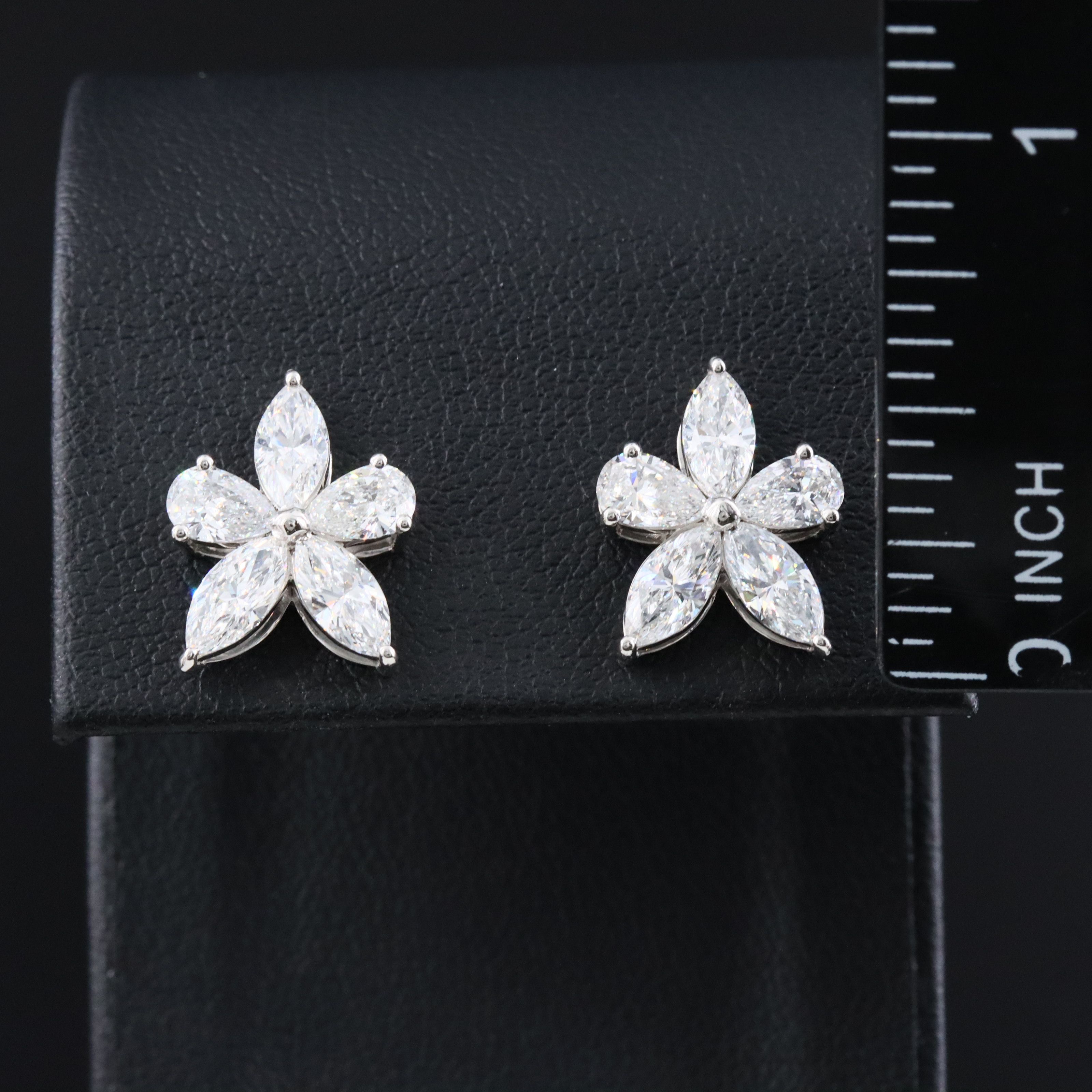 Platinum 2.75 CTW Lab Grown Diamond Earrings