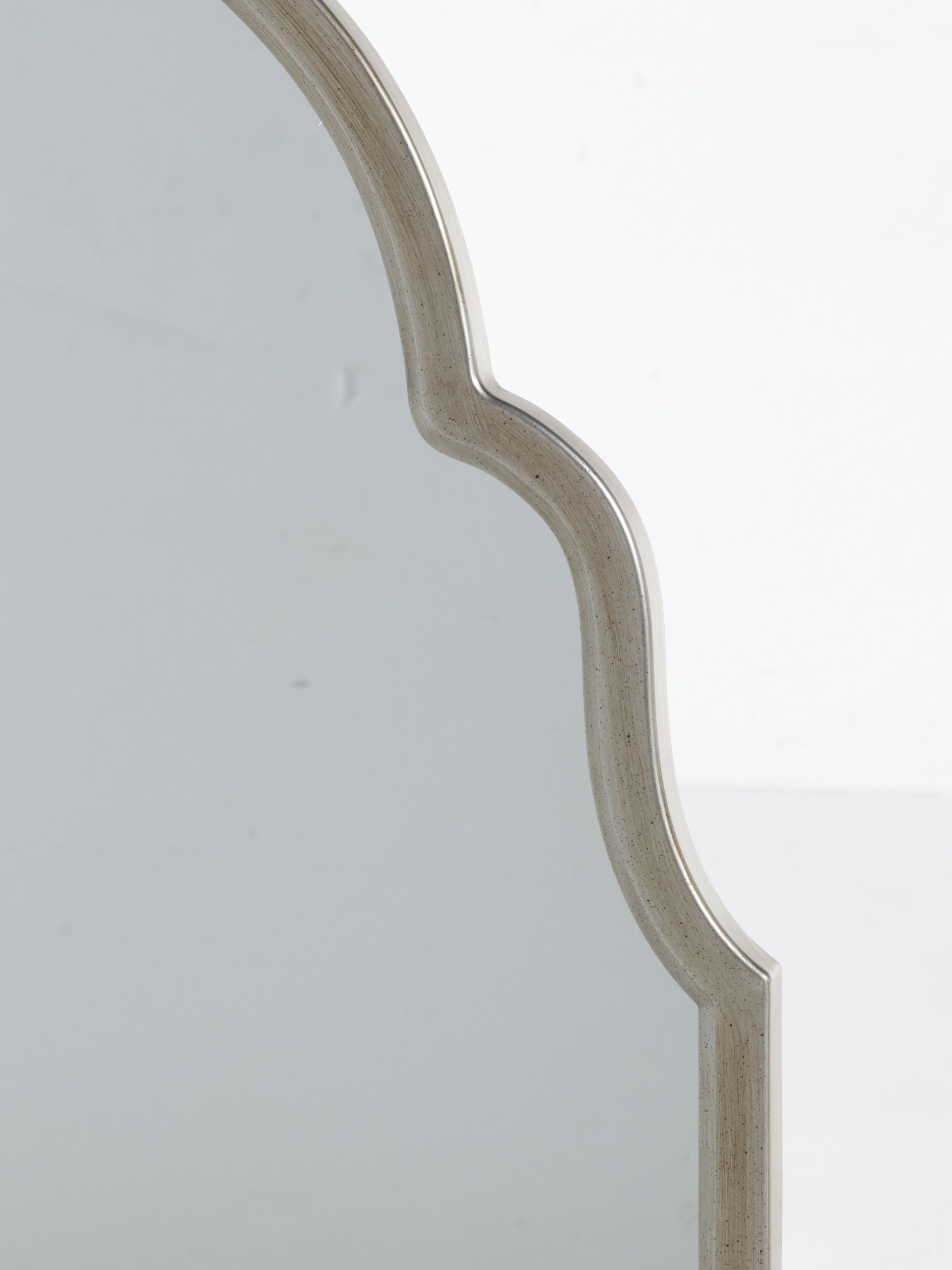 Allen + Roth Silver Tone Arched Wall Mirror