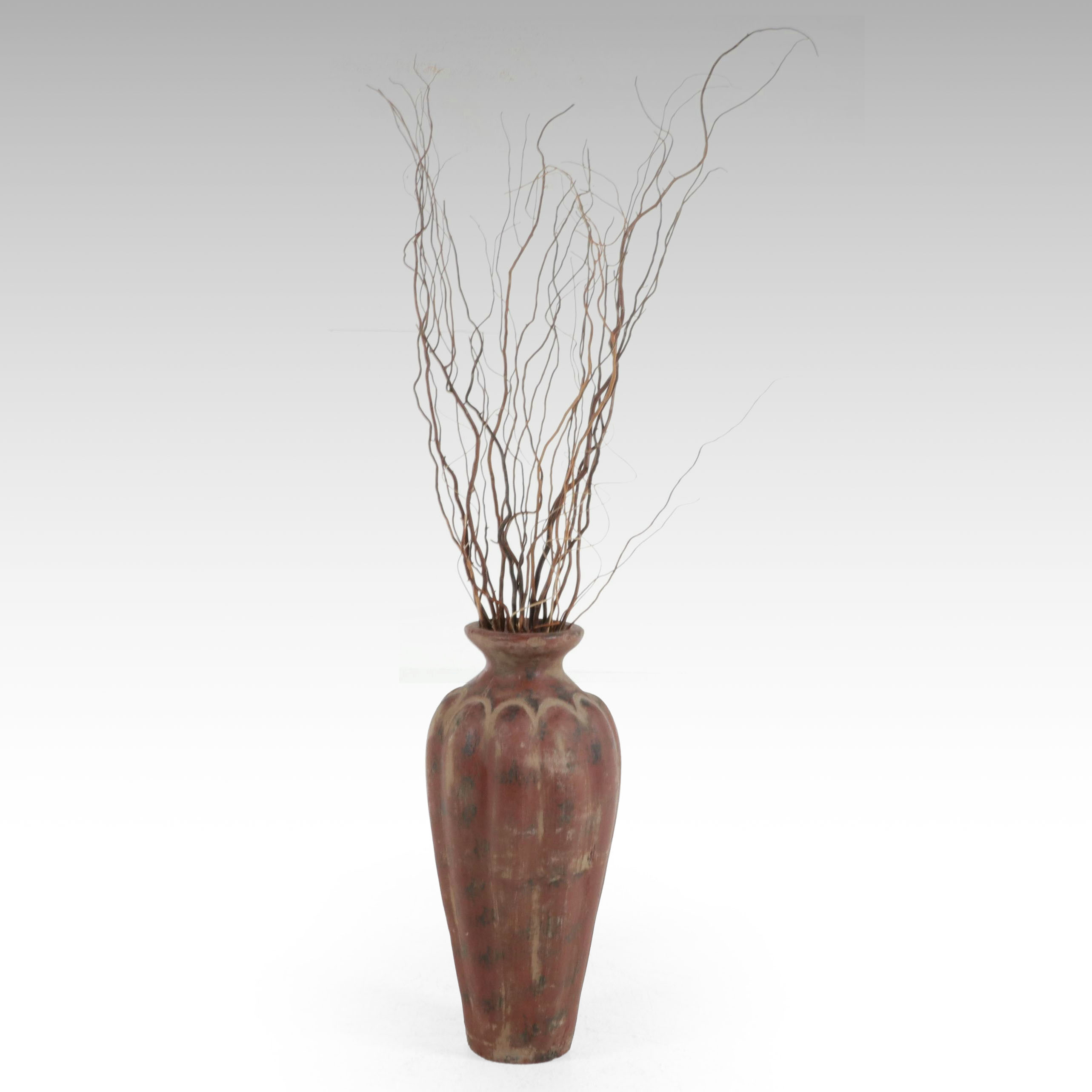 Oversized Vase with Branches