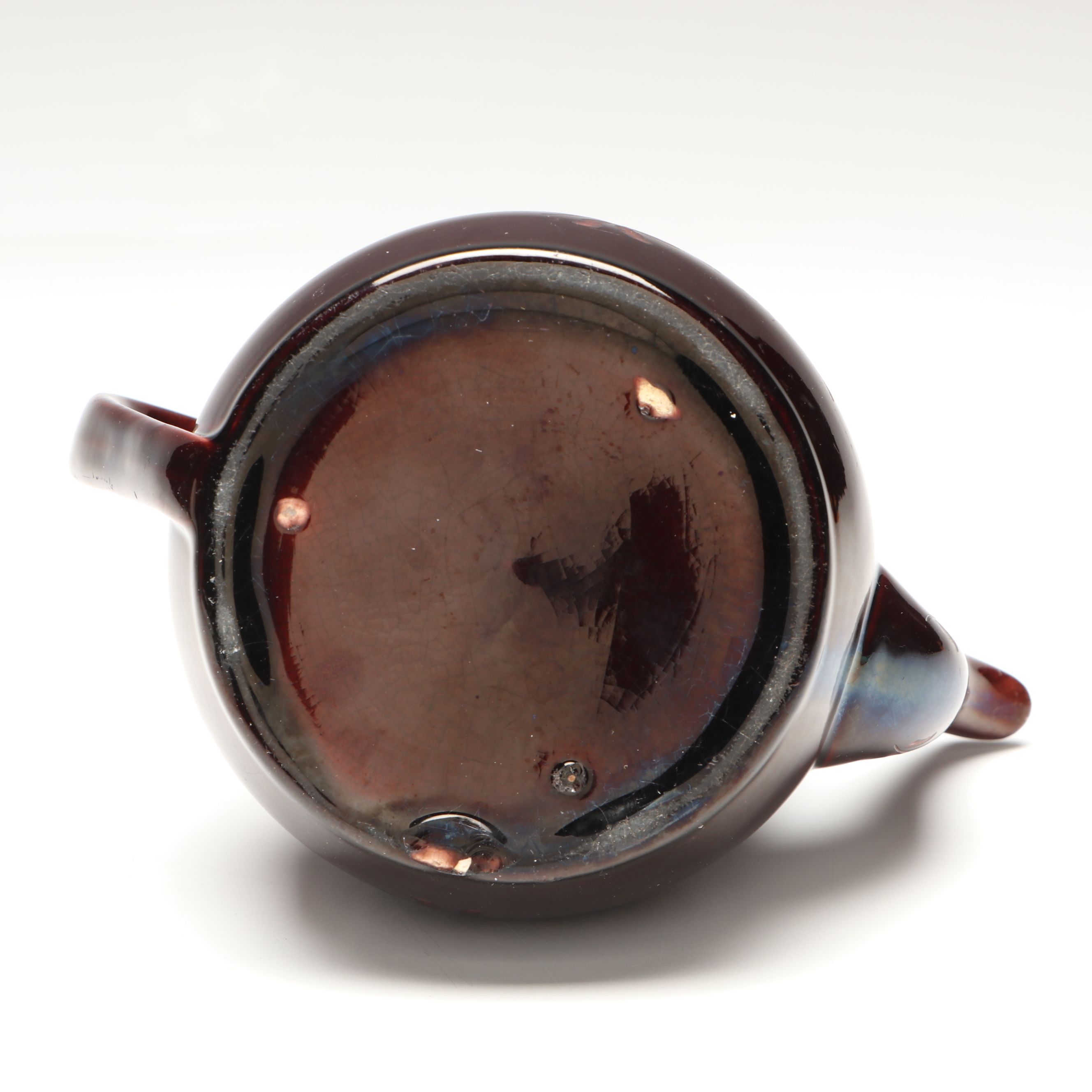 English Style Vigornian Ware Rockingham Teapot, Late 19th Century