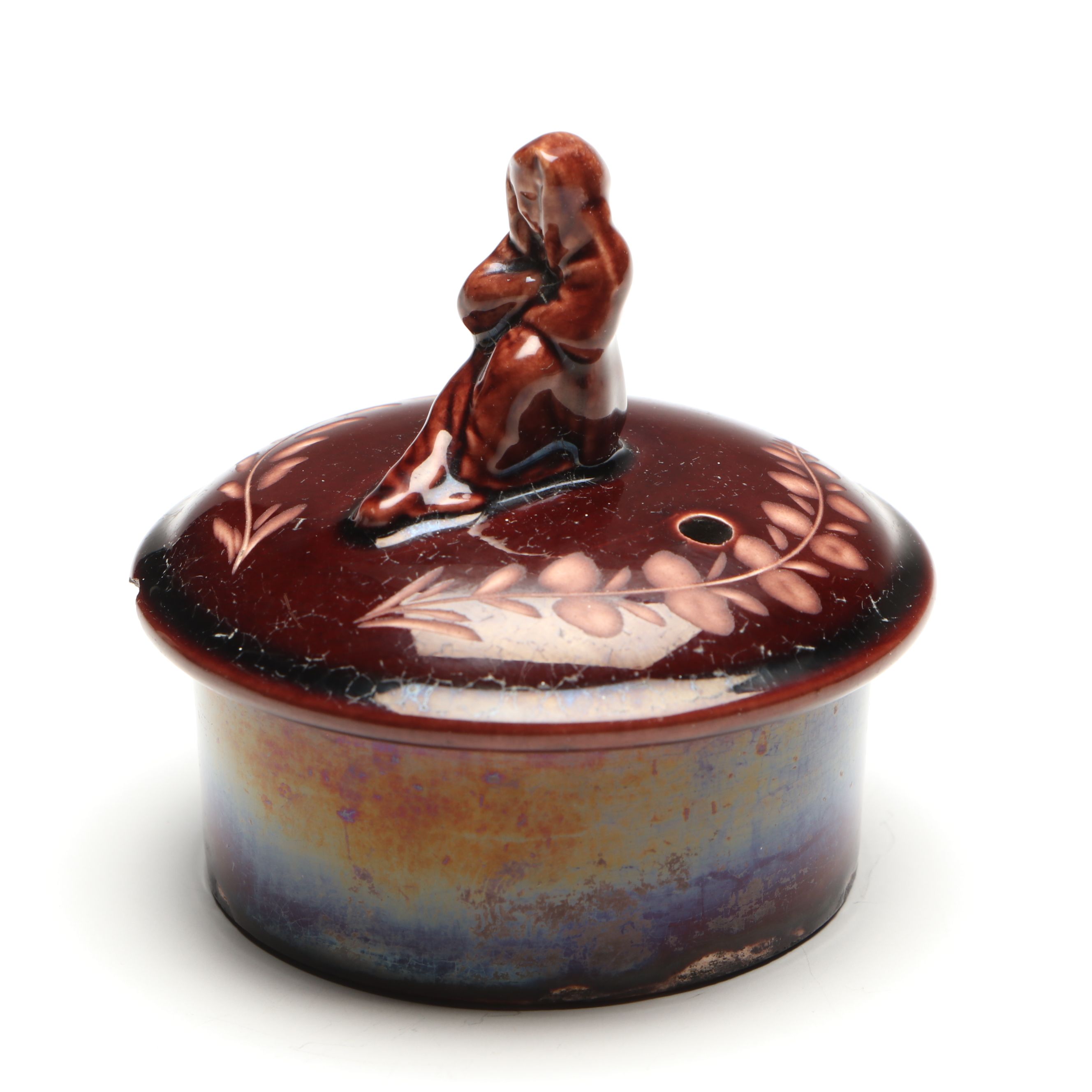 English Style Vigornian Ware Rockingham Teapot, Late 19th Century