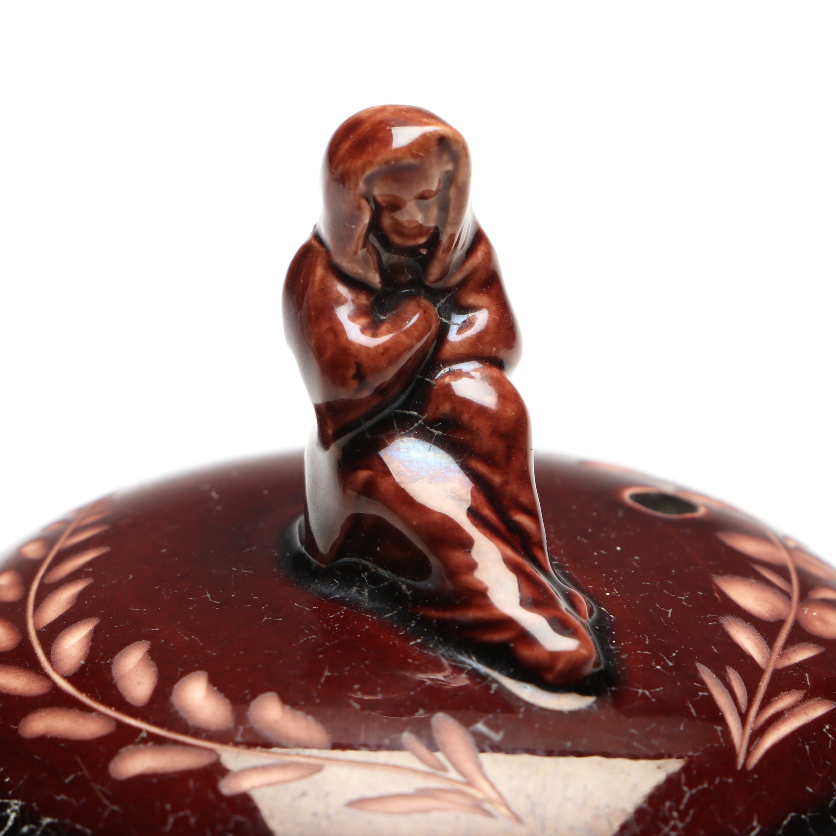 English Style Vigornian Ware Rockingham Teapot, Late 19th Century