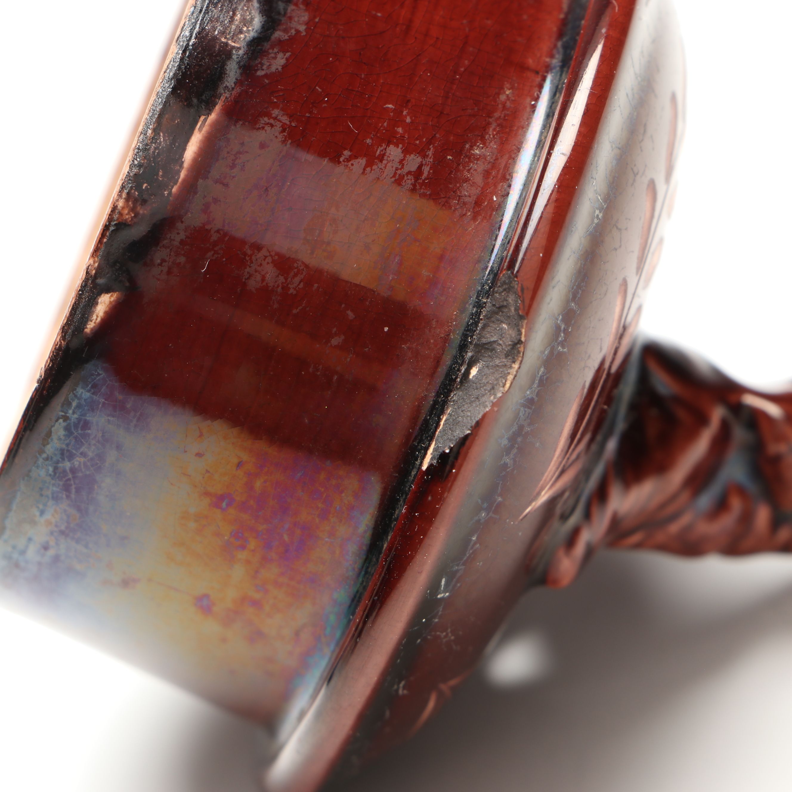 English Style Vigornian Ware Rockingham Teapot, Late 19th Century